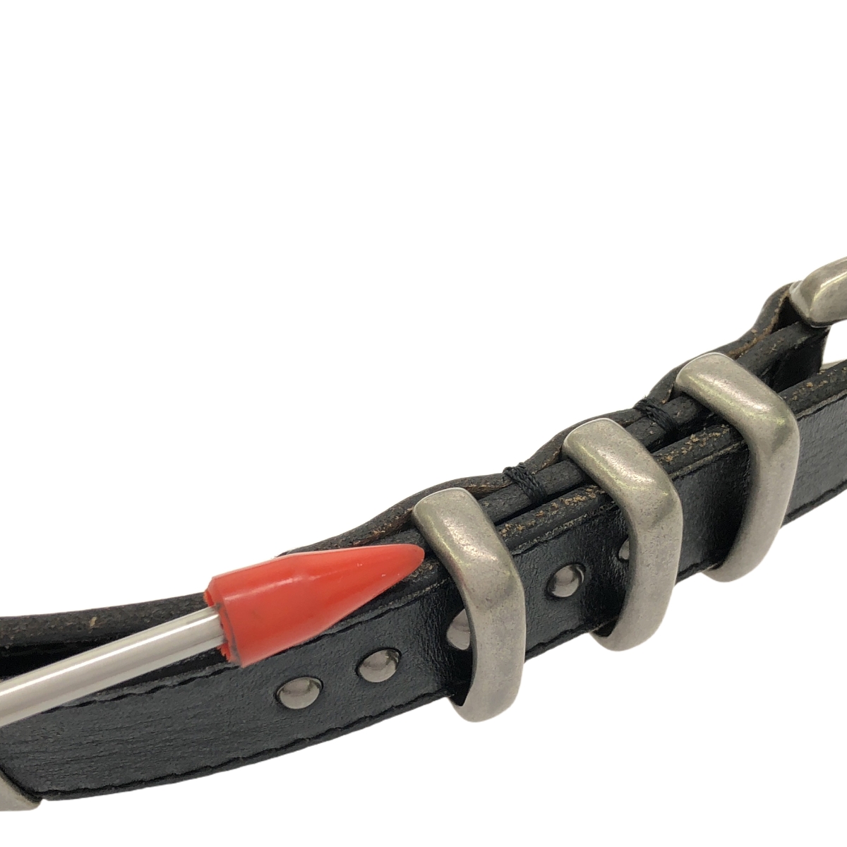 None / KOOI / コーイ WESTERN BELT / レザー スタッズ ウエスタン ベルト