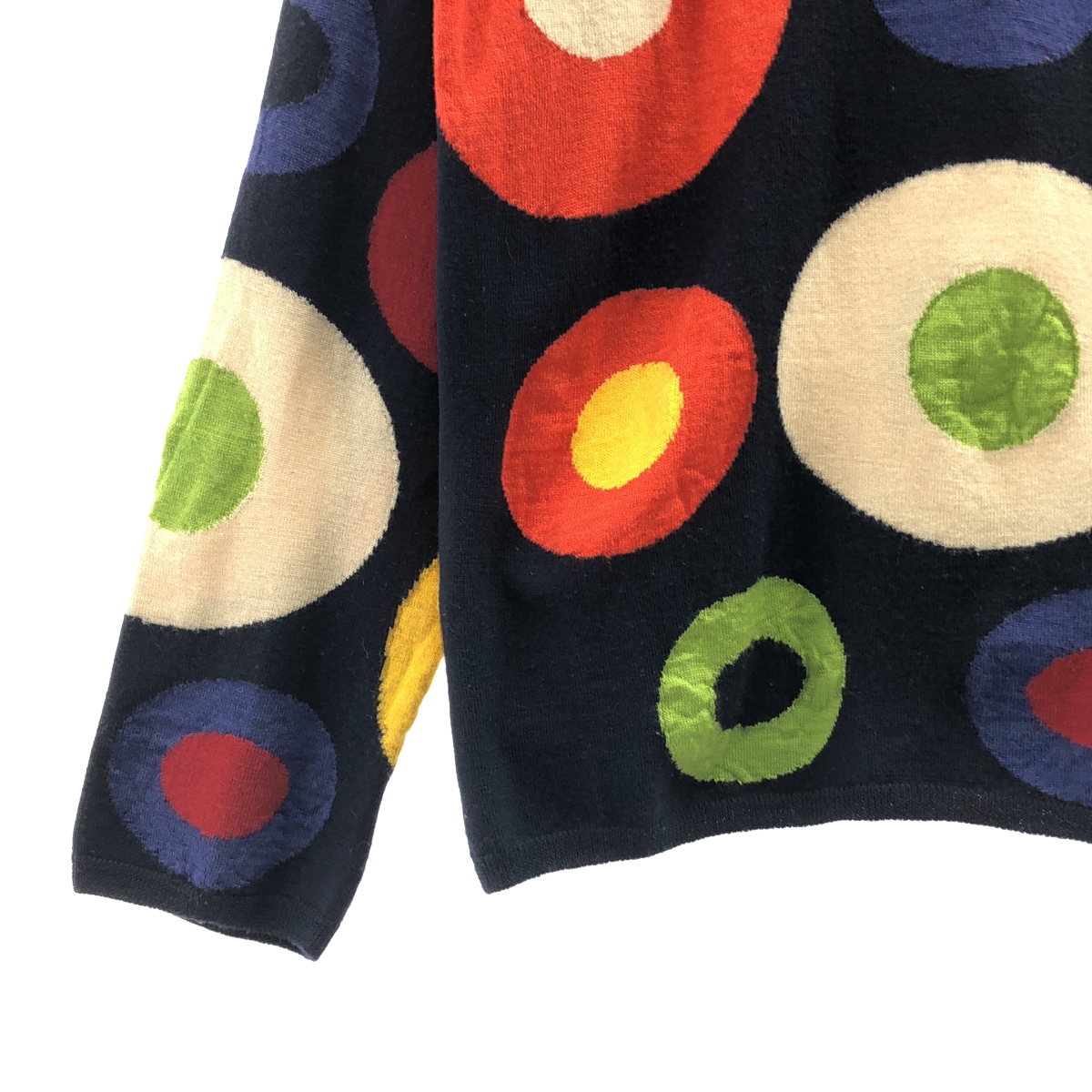 COMME des GARCONS SHIRT / コムデギャルソンシャツ ウール 総柄 プルオーバー ニット セーター