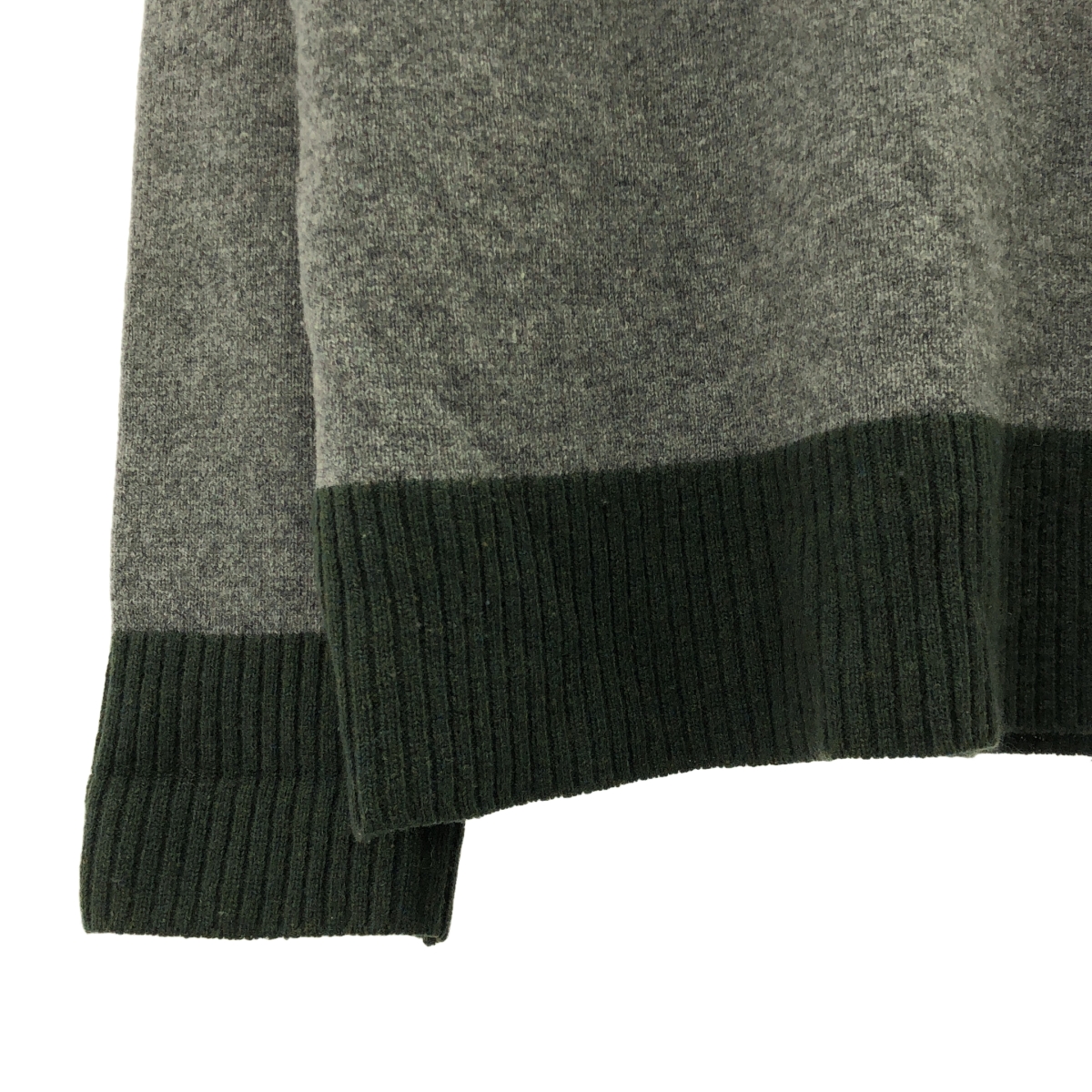 visvim / ビズビム バイカラー リブ切替 クルーネック ニット