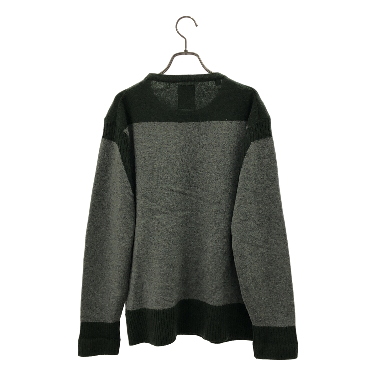 visvim / ビズビム バイカラー リブ切替 クルーネック ニット