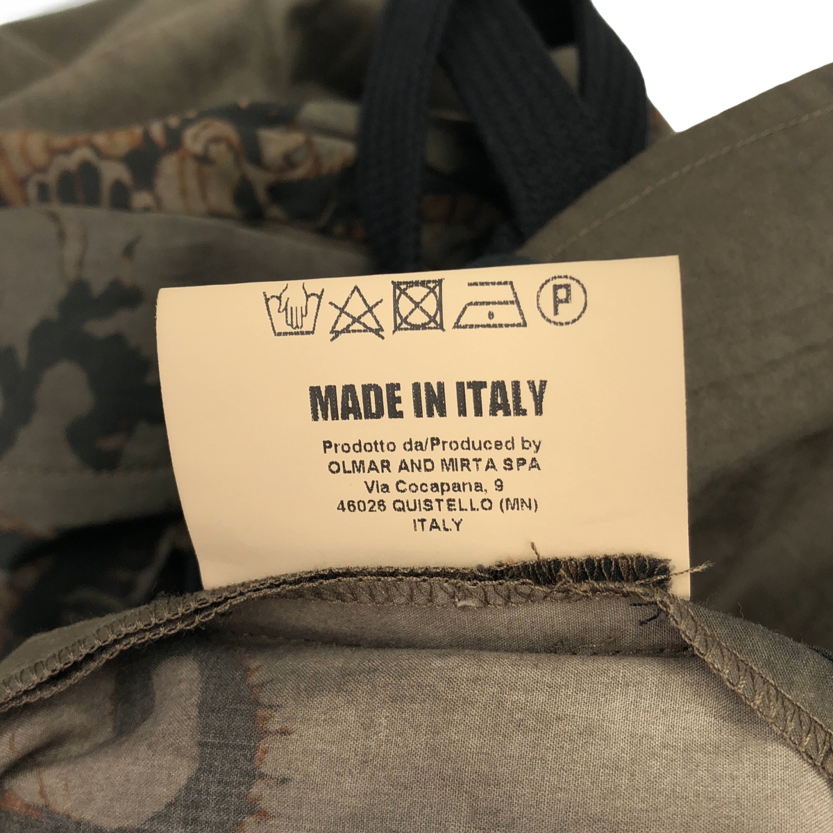 UMA WANG / ユマワン PIGIAMA PANTS / 総柄 ドラゴン ドローストリング イージー パンツ