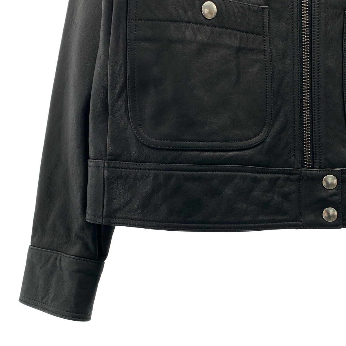 A.P.C. / アーペーセー レザー シングルライダースジャケット