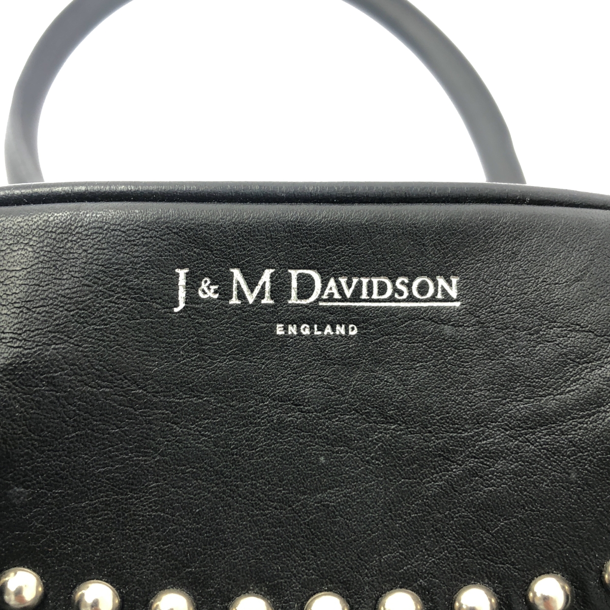 J&M DAVIDSON / ジェイアンドエムデヴィッドソン Drawer 別注 レザー スタッズ ハンドバッグ