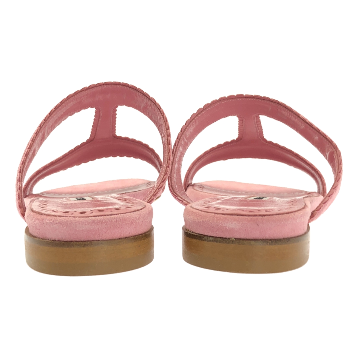 MANOLO BLAHNIK / マノロブラニク ARTAS アルタス スエードレザー スカラップ装飾 サンダル