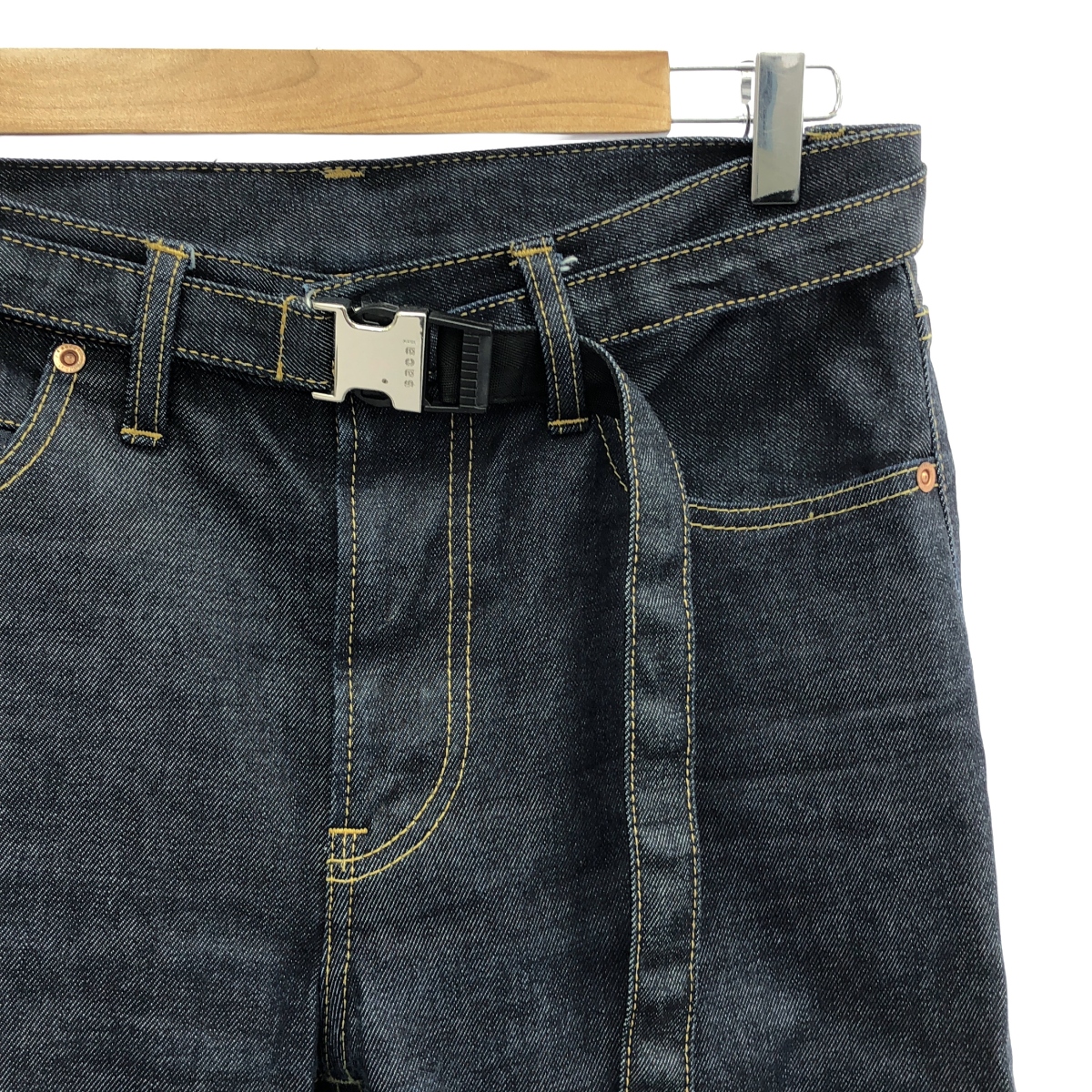 sacai / サカイ Slim Tapered Denim Pants ベルテッド スリム テーパード デニムパンツ