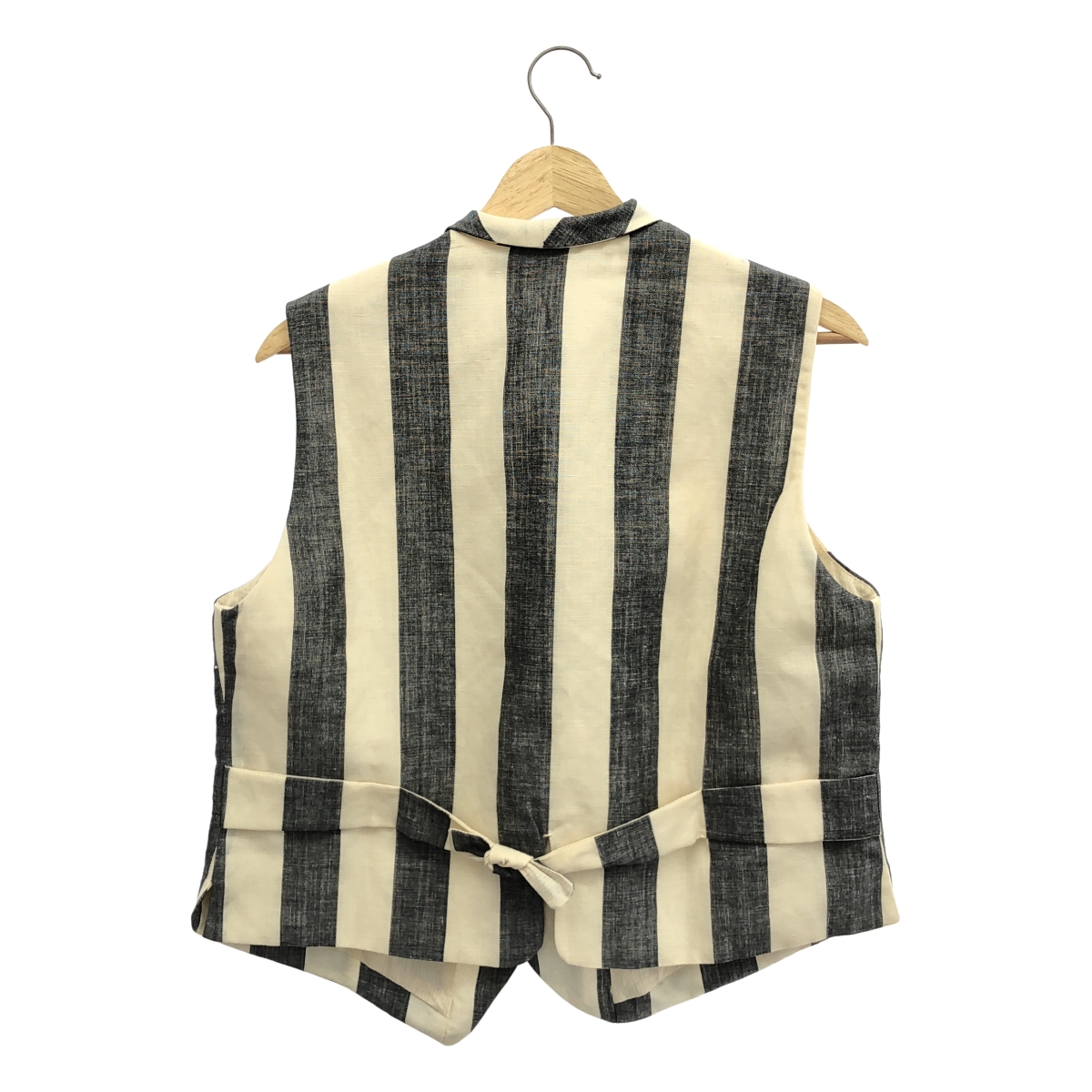 ARCHIVIO J.M.Ribot / アルキビオジェイエムリボット GL07/FXS / stripe gilet / ストライプ ジレ ベスト / 総裏地
