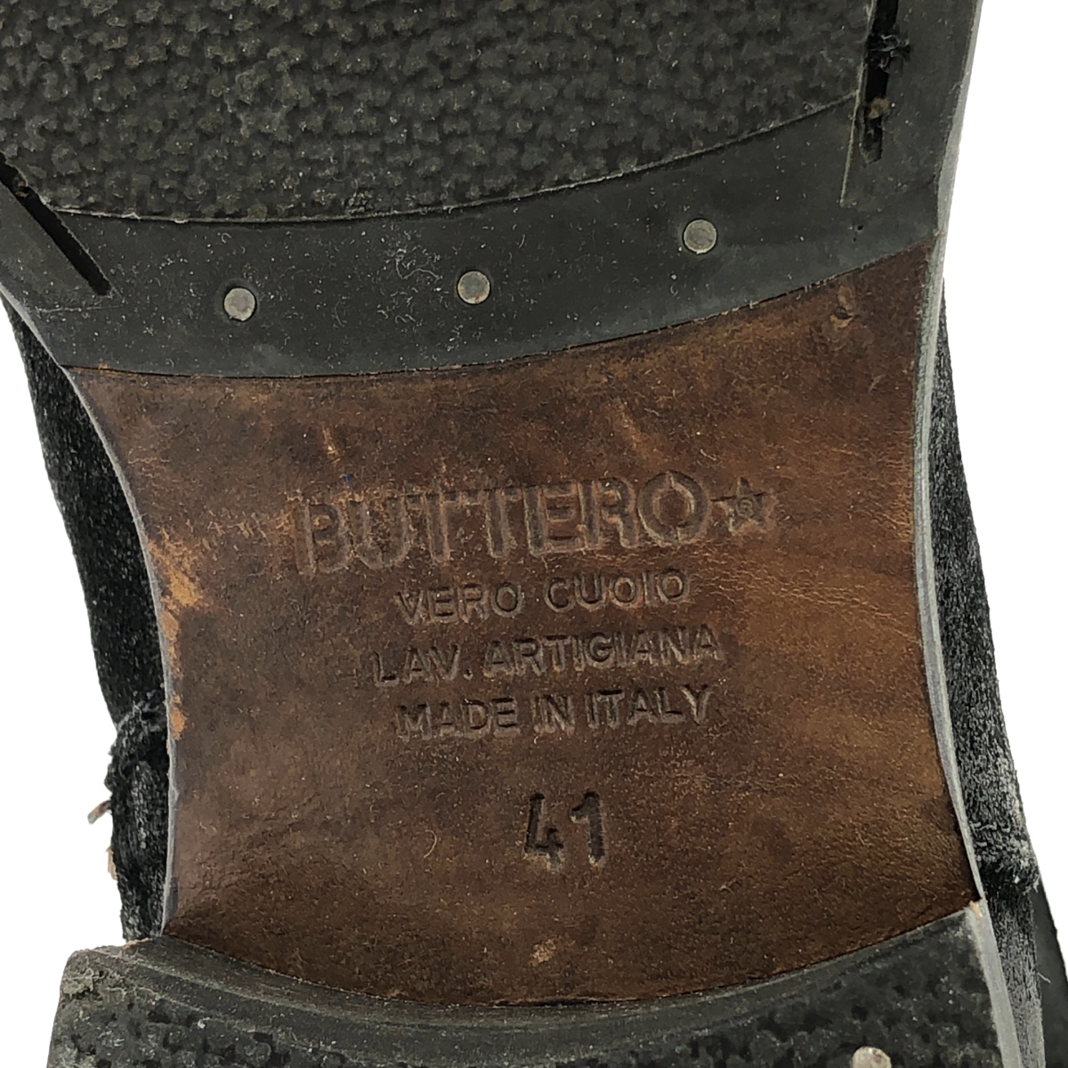 BUTTERO / ブッテロ スエードレザー サイドジップブーツ