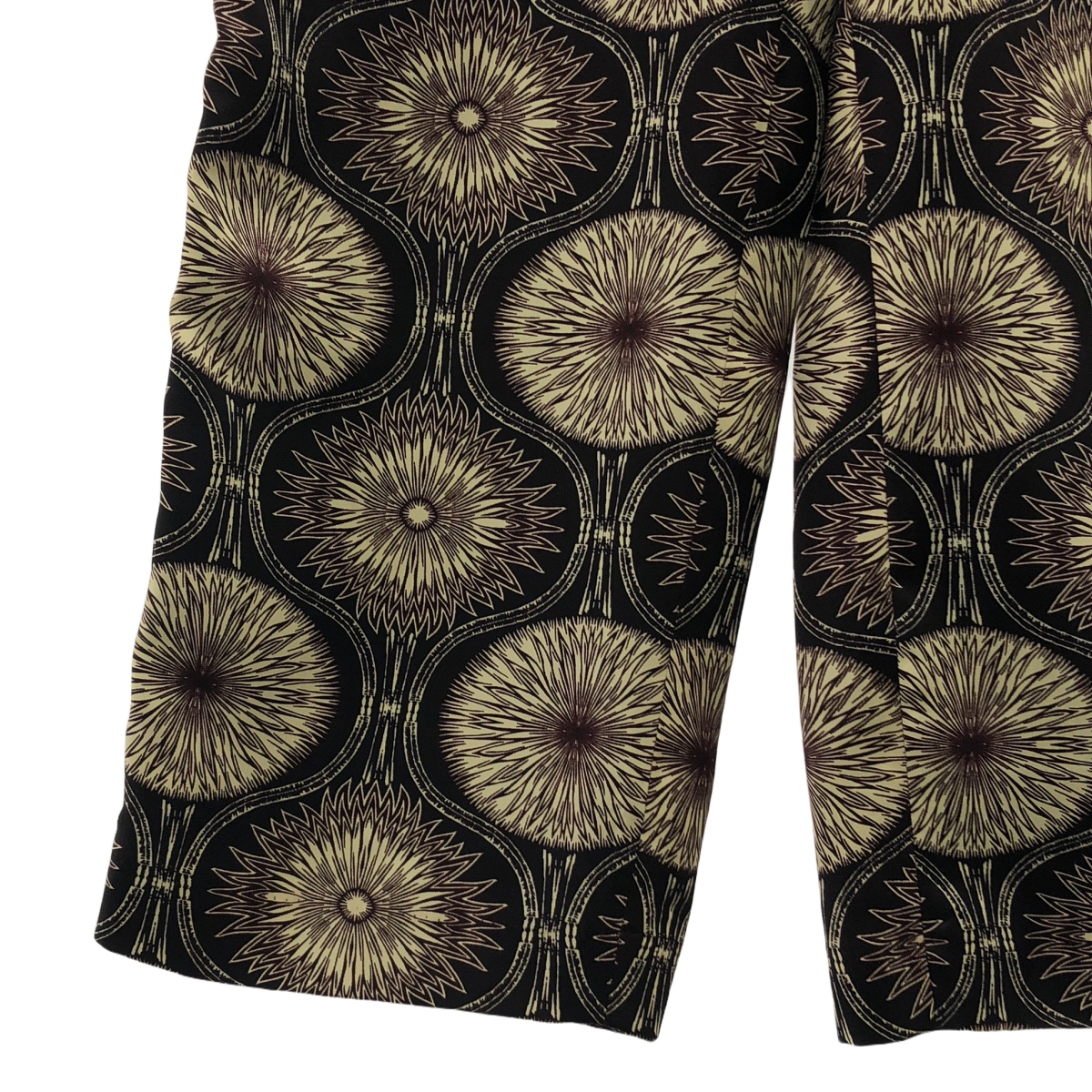 muller of yoshiokubo / ミュラーオブヨシオクボ GOURD TWILL PANTS / 総柄 ウエストゴム サイドライン イージーパンツ