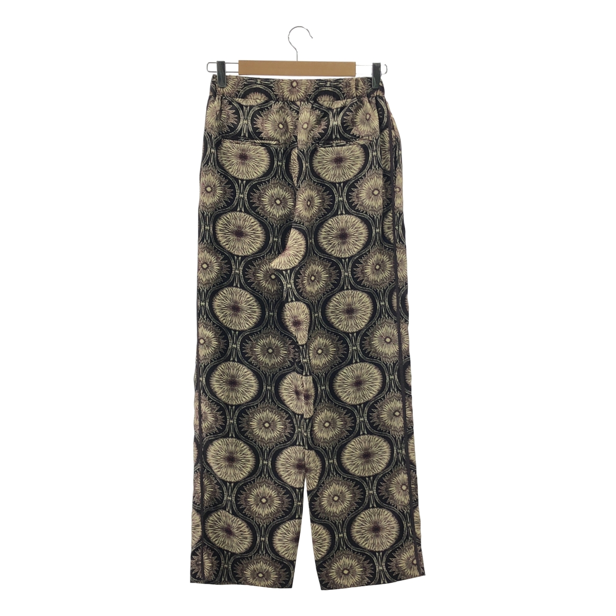 muller of yoshiokubo / ミュラーオブヨシオクボ GOURD TWILL PANTS / 総柄 ウエストゴム サイドライン イージーパンツ