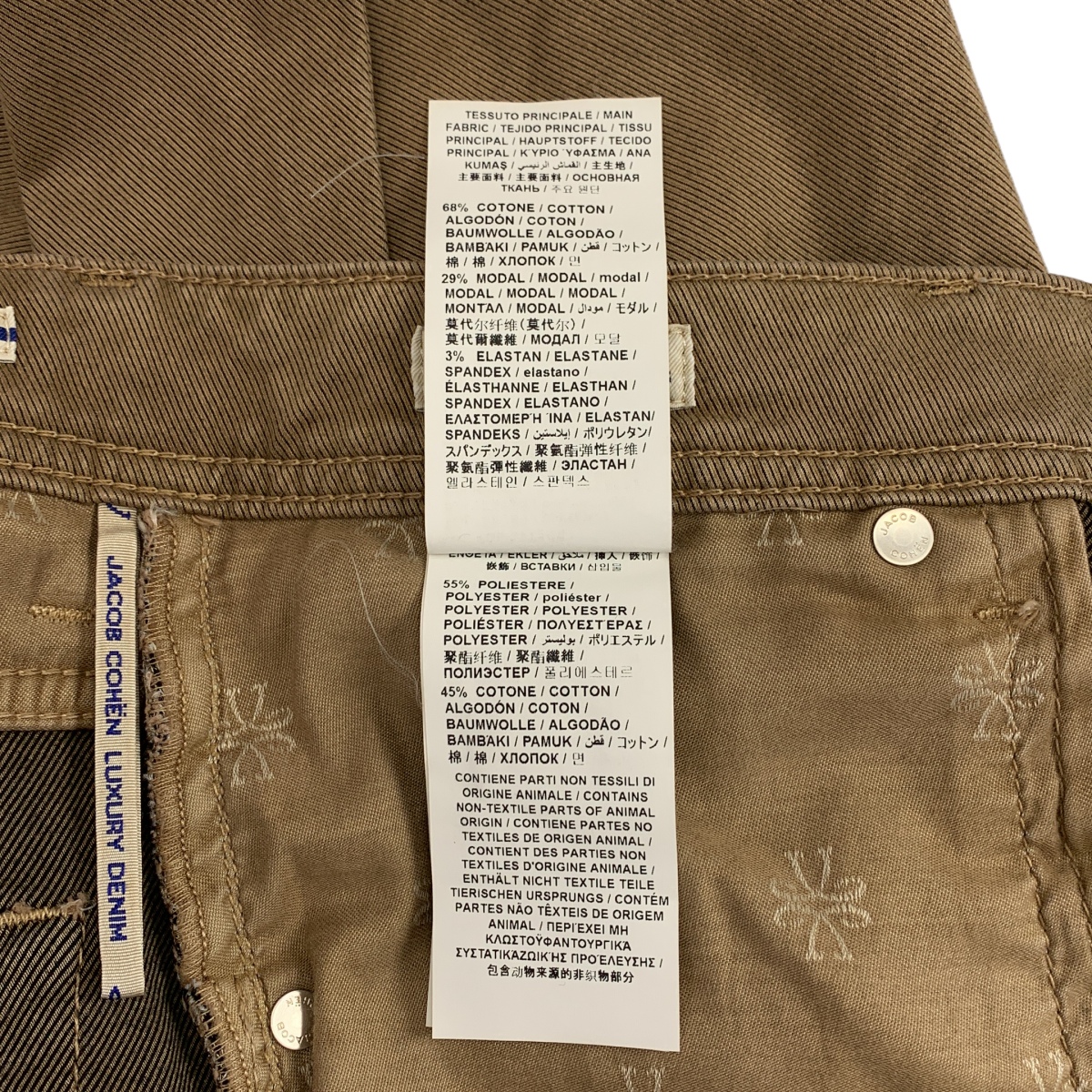 JACOB COHEN / ヤコブコーエン NICK SLIM スリムフィットパンツ