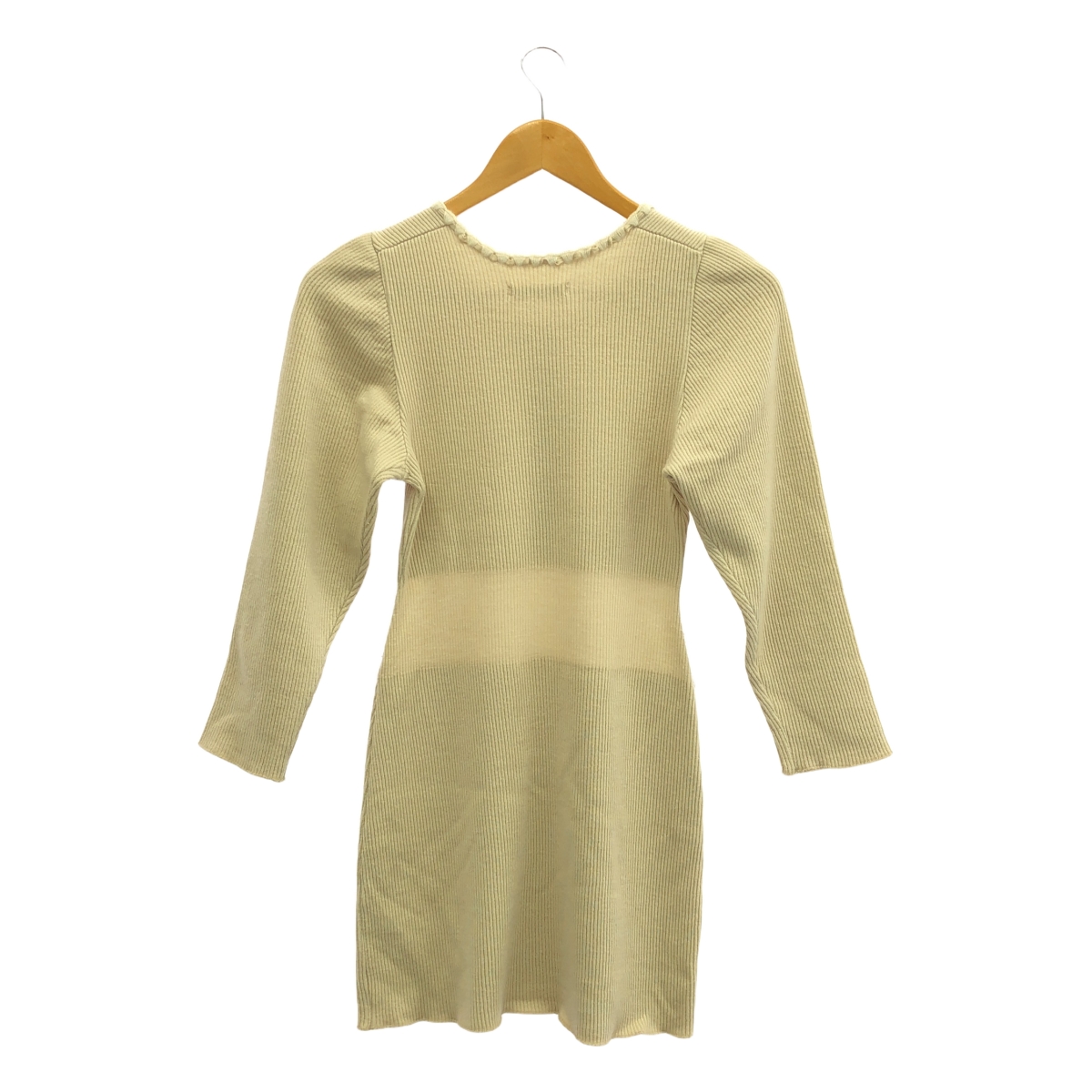 FUMIKA UCHIDA / フミカウチダ ヘンリーネック ウール リブニット