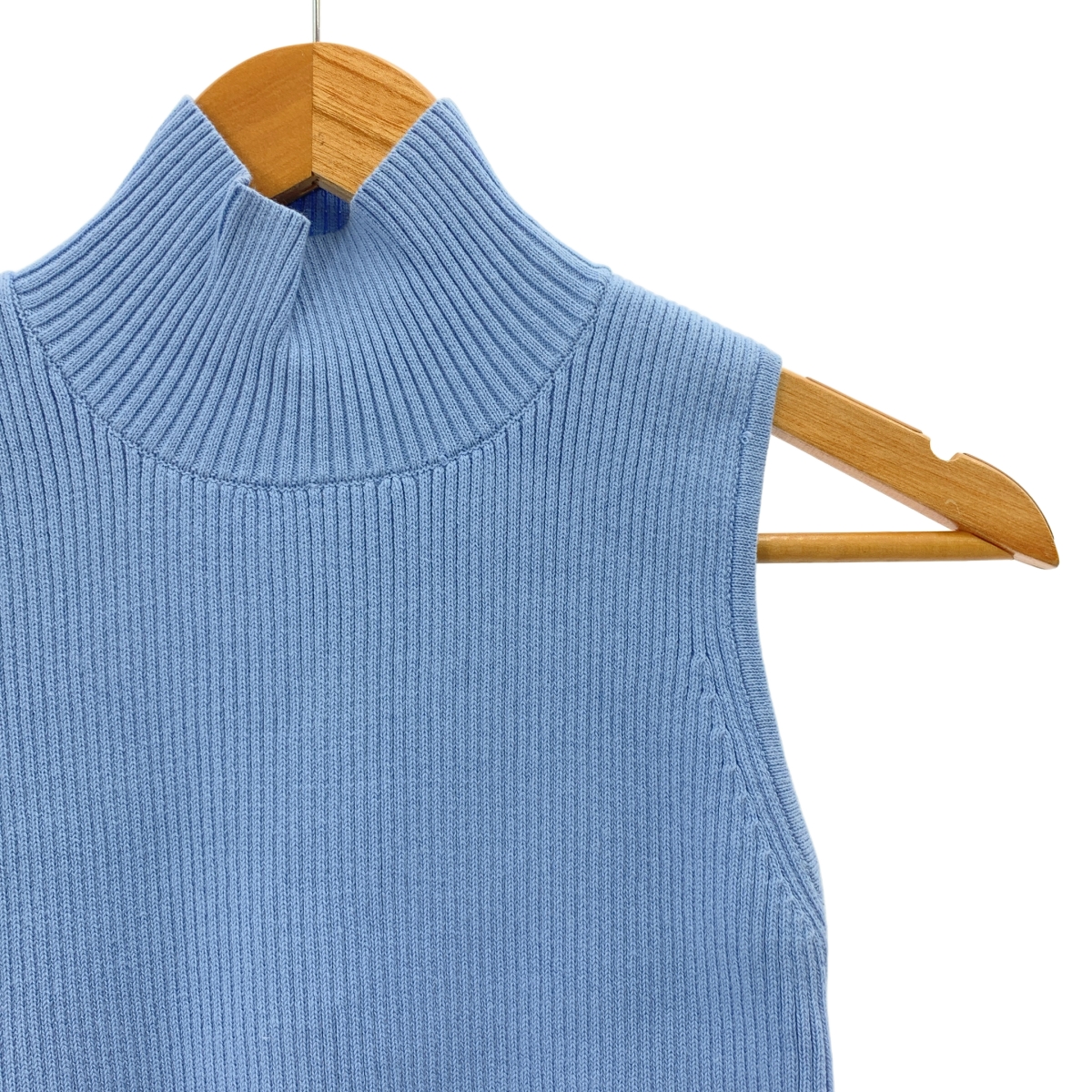 louren / ローレン ノースリーブ リブ ニット