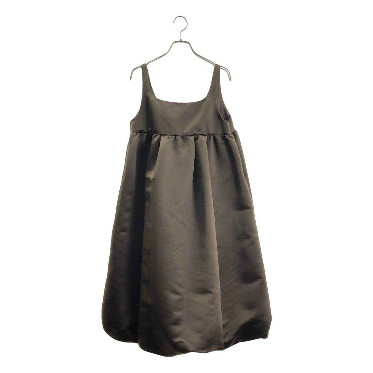 その他 サテン 立体 ギャザー ボリューム ドレス ワンピース