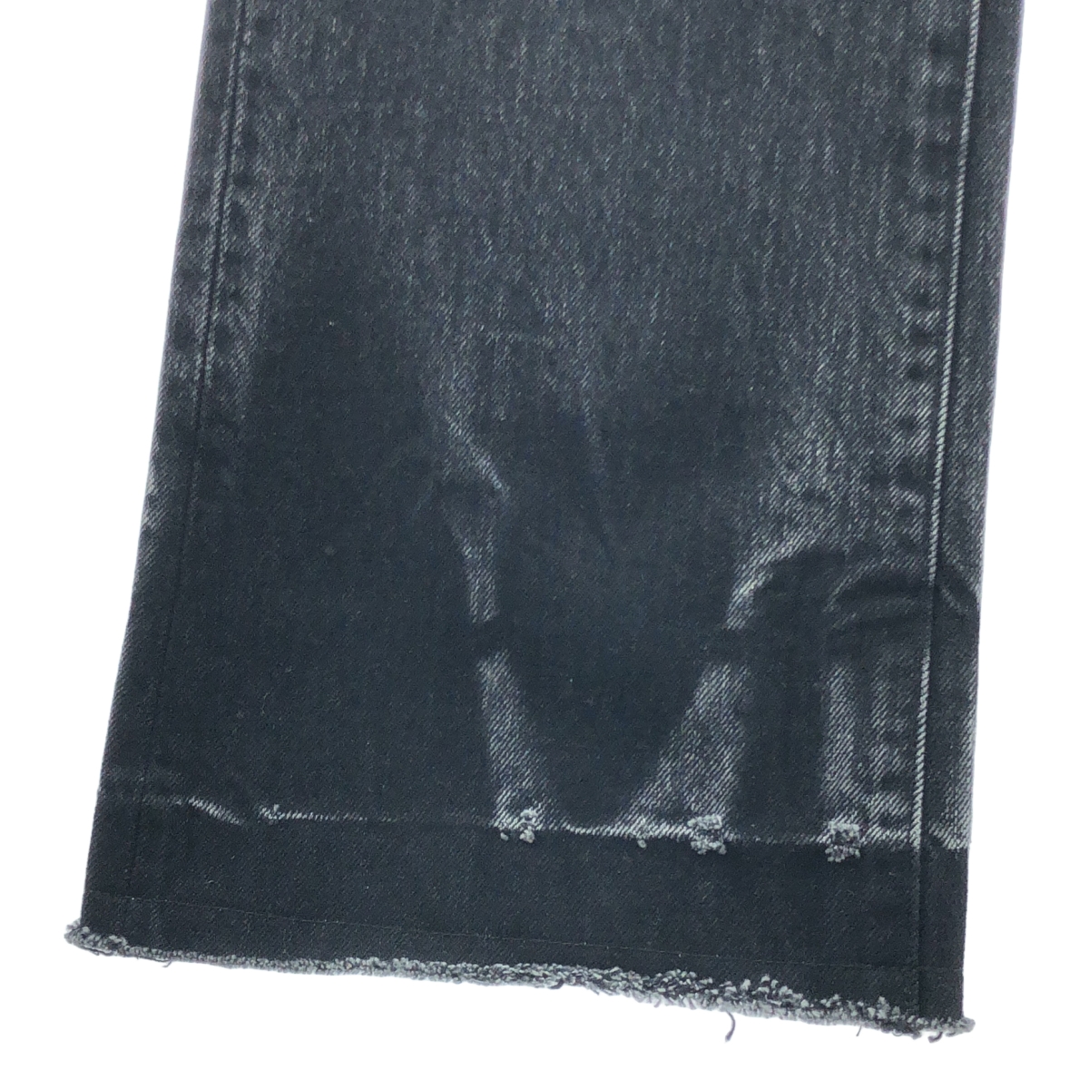 UNUSED / アンユーズド 14oz denim five pockets pants 14オンス ブラック デニムパンツ