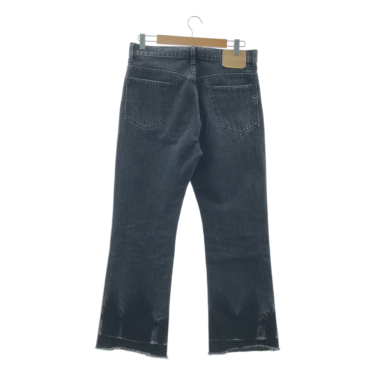 UNUSED / アンユーズド 14oz denim five pockets pants 14オンス ブラック デニムパンツ