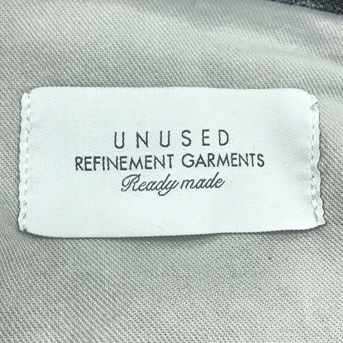 UNUSED / アンユーズド 14oz denim five pockets pants 14オンス ブラック デニムパンツ