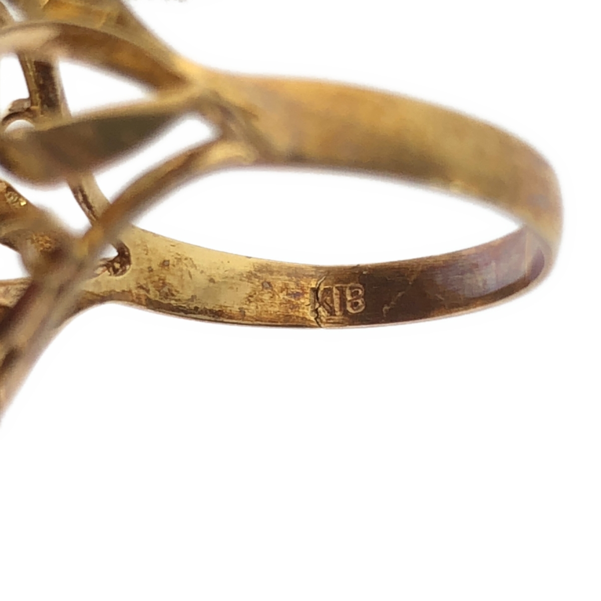 JEWELRY / ジュエリー ガーネット K18 イエローゴールド リング