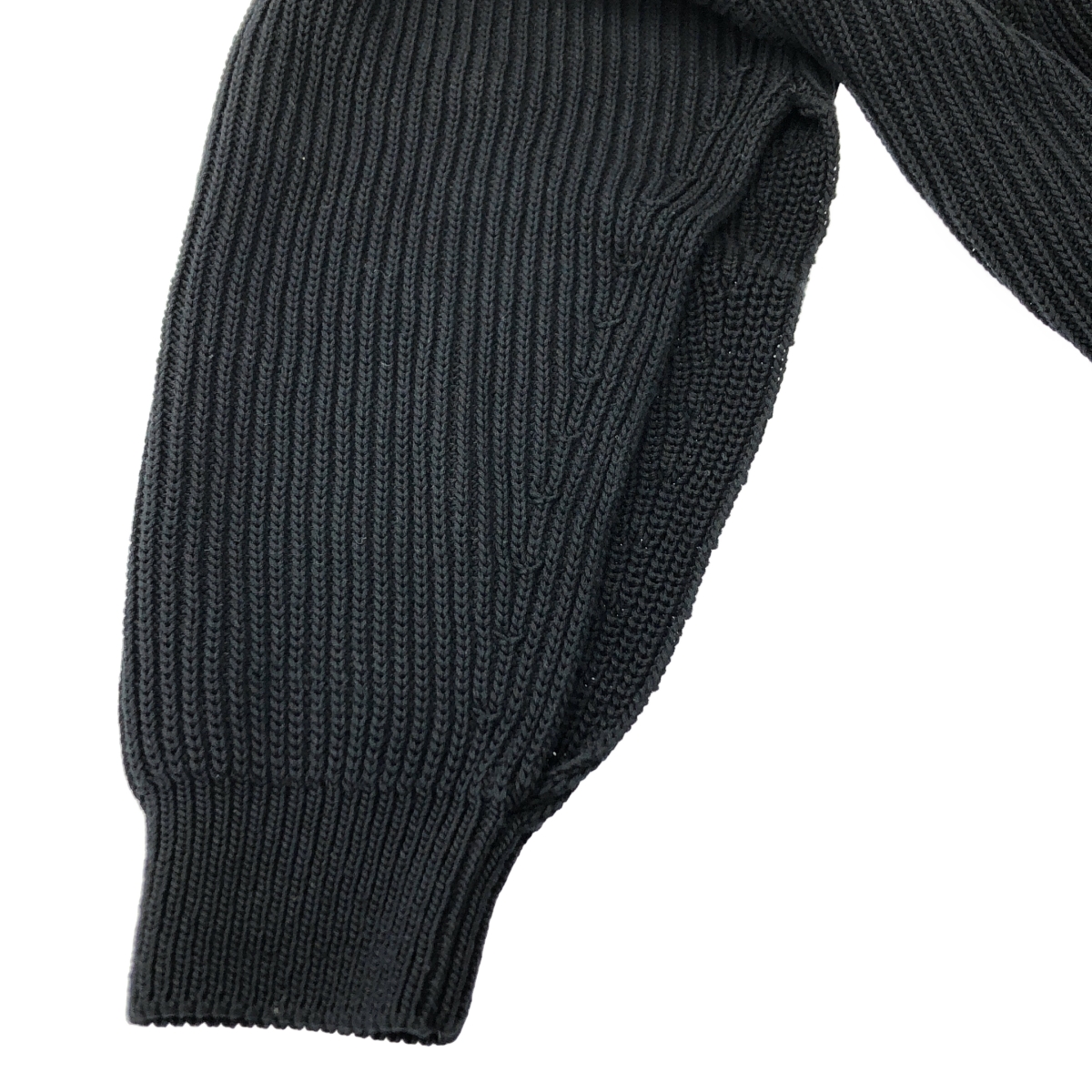 Deuxieme Classe / ドゥーズィエムクラス Design Sleeve Cropped リブ Vネック プルオーバー