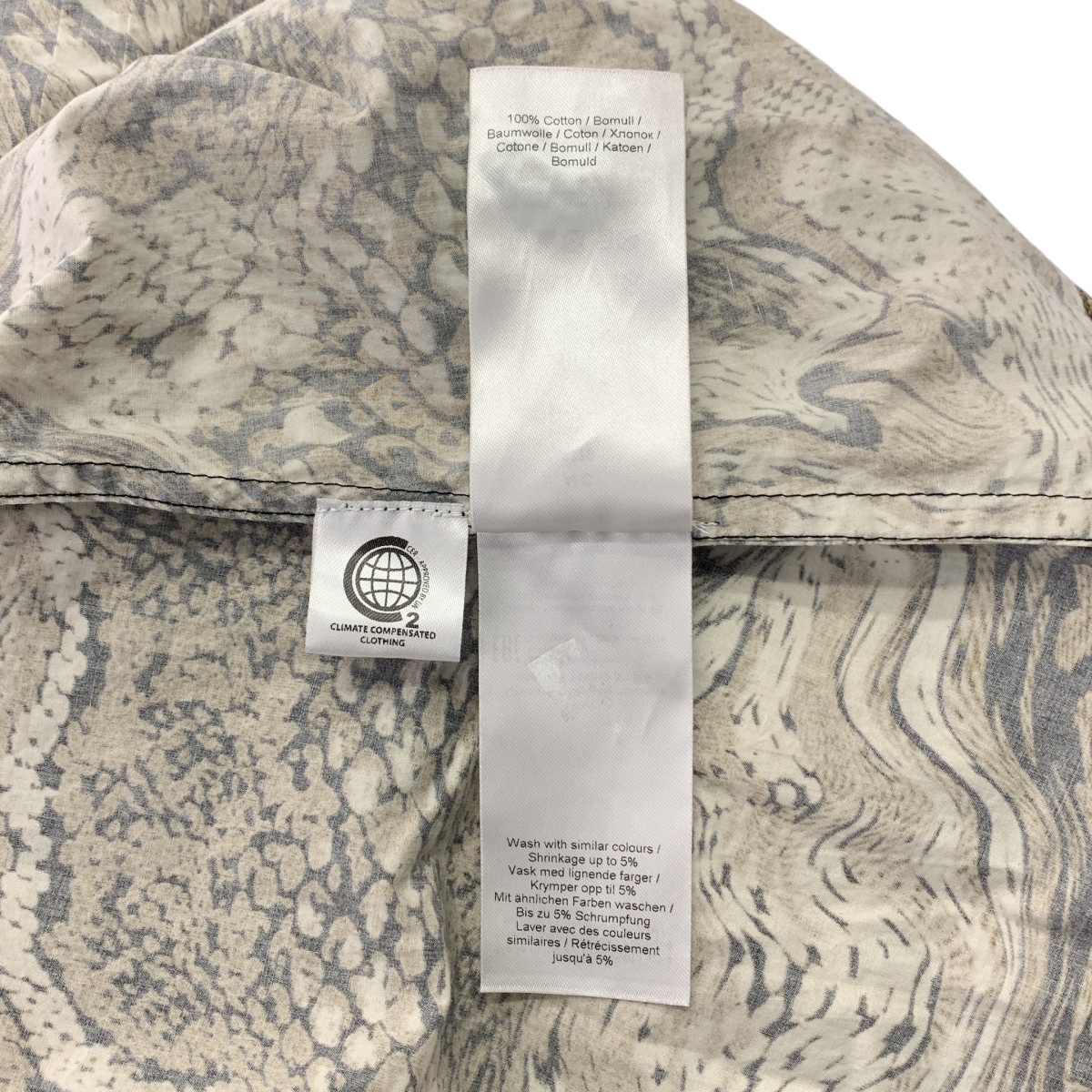 Ganni / ガニー 総柄 タックプリーツ ワンピース