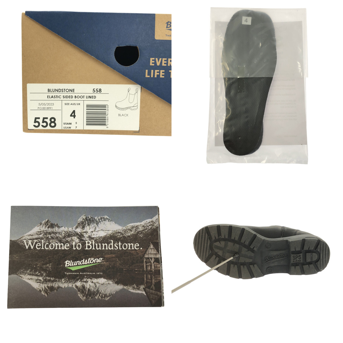 Blundstone / ブランドストーン ELASTIC SIDED BOOT LINED / 558 レザー エラスティック サイドゴア ブーツ