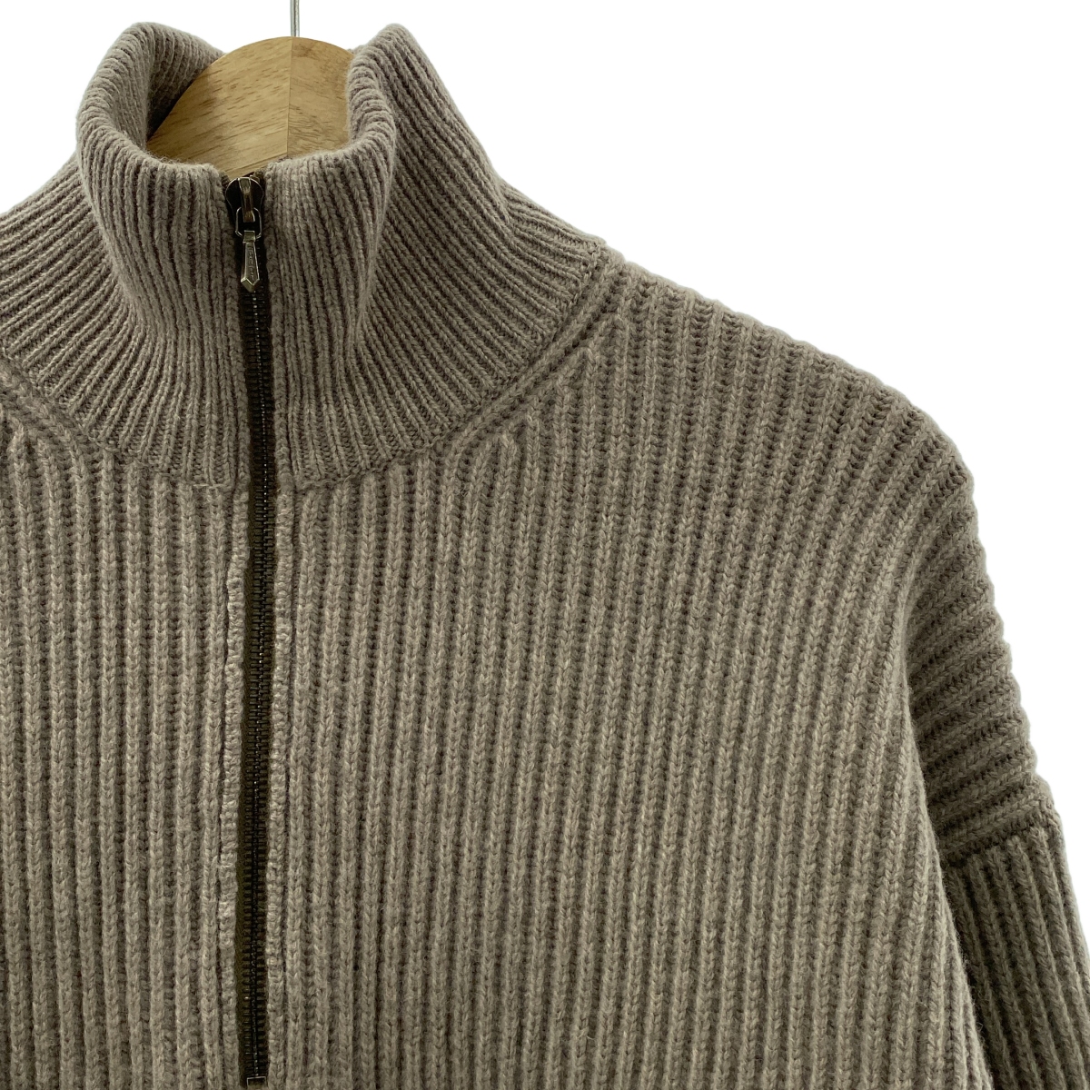 YLEVE / イレーヴ Extra Fine Merino Wool Half Zipped Knit / エクストラファインメリノウールハーフジップニット セーター