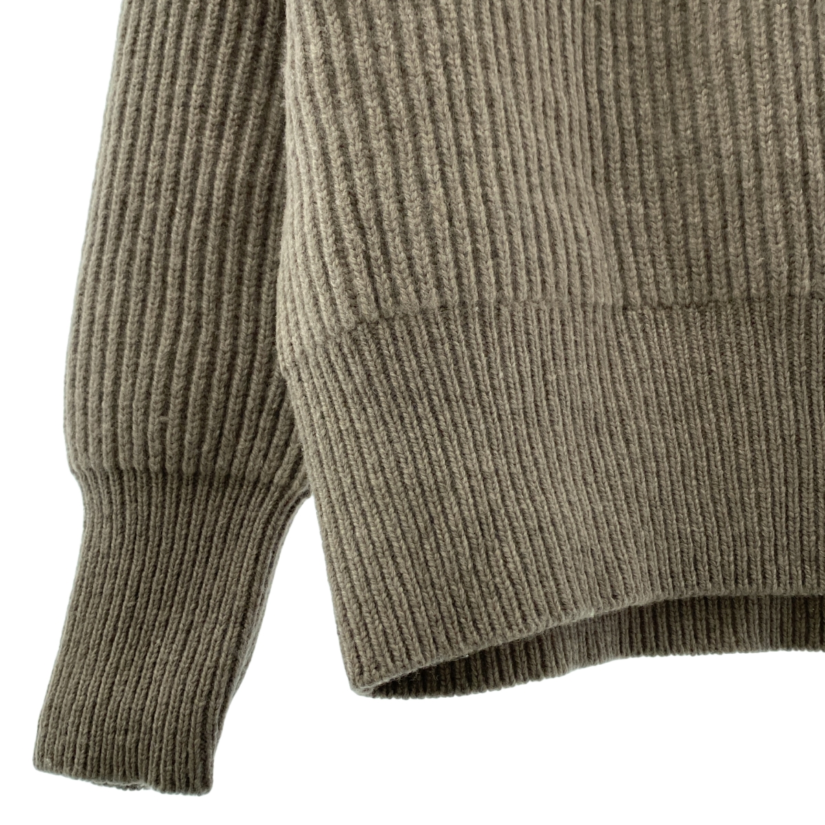 YLEVE / イレーヴ Extra Fine Merino Wool Half Zipped Knit / エクストラファインメリノウールハーフジップニット セーター