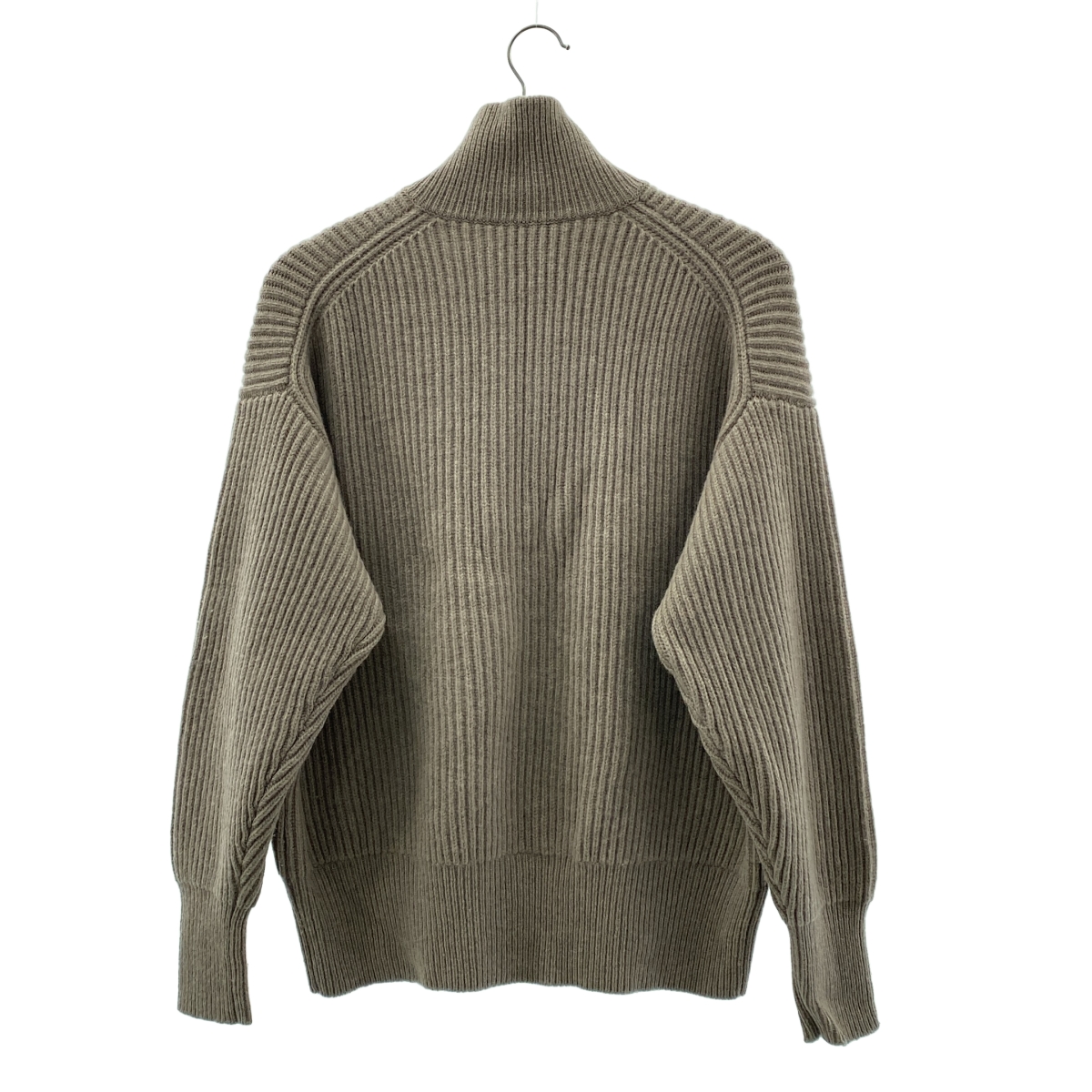 YLEVE / イレーヴ Extra Fine Merino Wool Half Zipped Knit / エクストラファインメリノウールハーフジップニット セーター