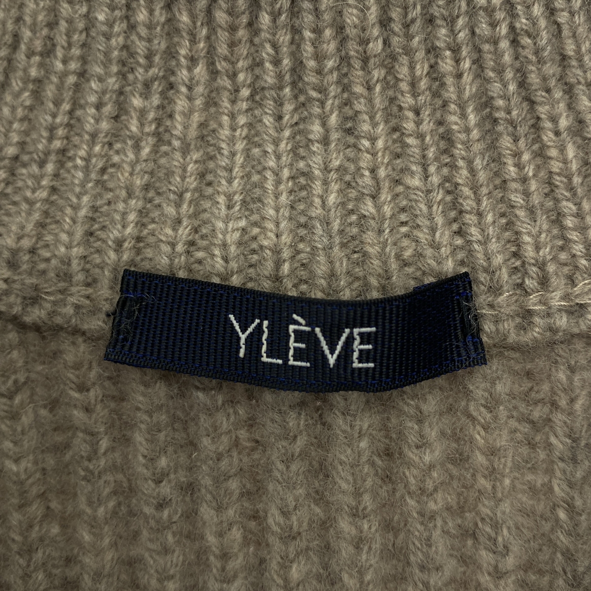 YLEVE / イレーヴ Extra Fine Merino Wool Half Zipped Knit / エクストラファインメリノウールハーフジップニット セーター