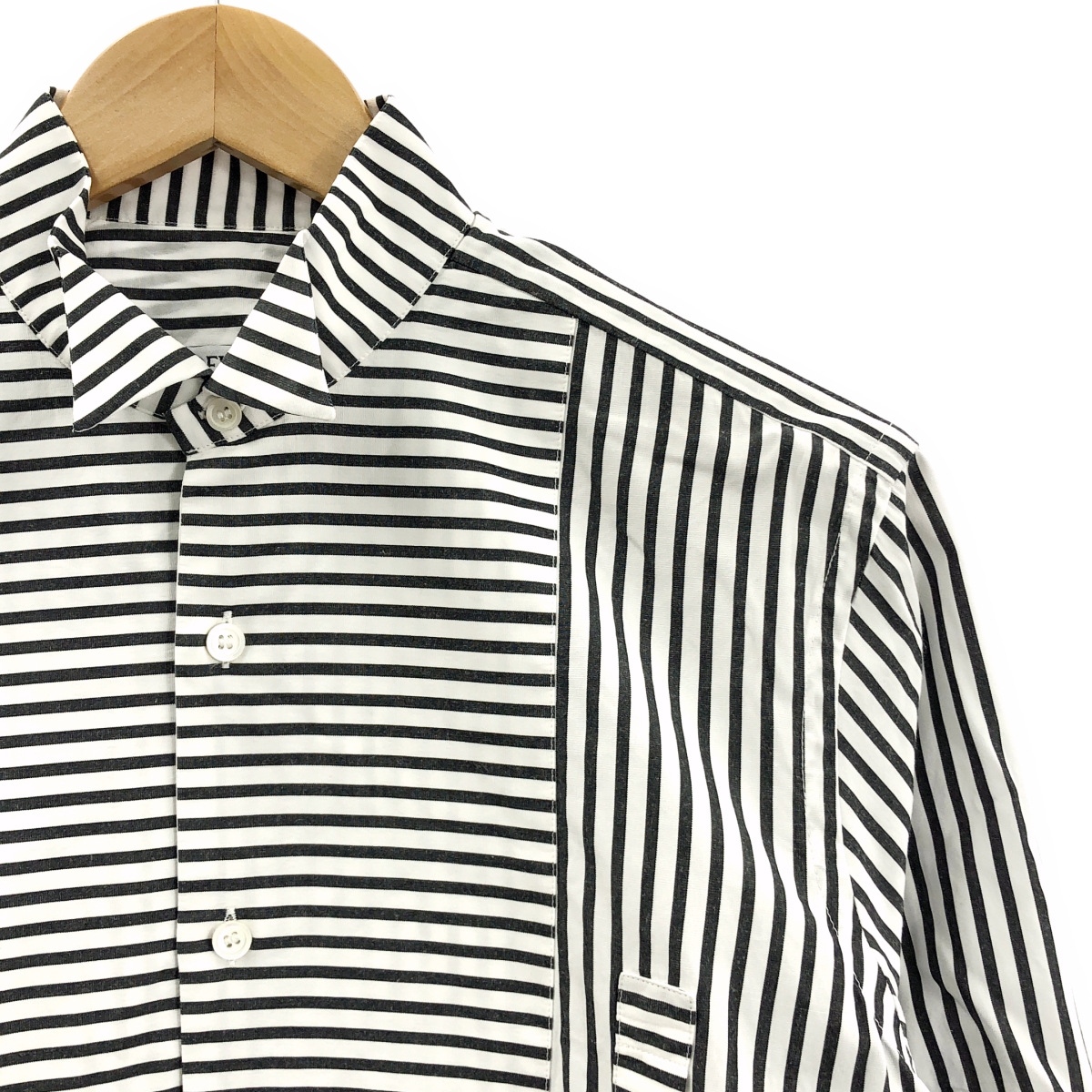 LOEWE / ロエベ ストライプ アナグラム ワンポイントロゴ ドレス シャツ