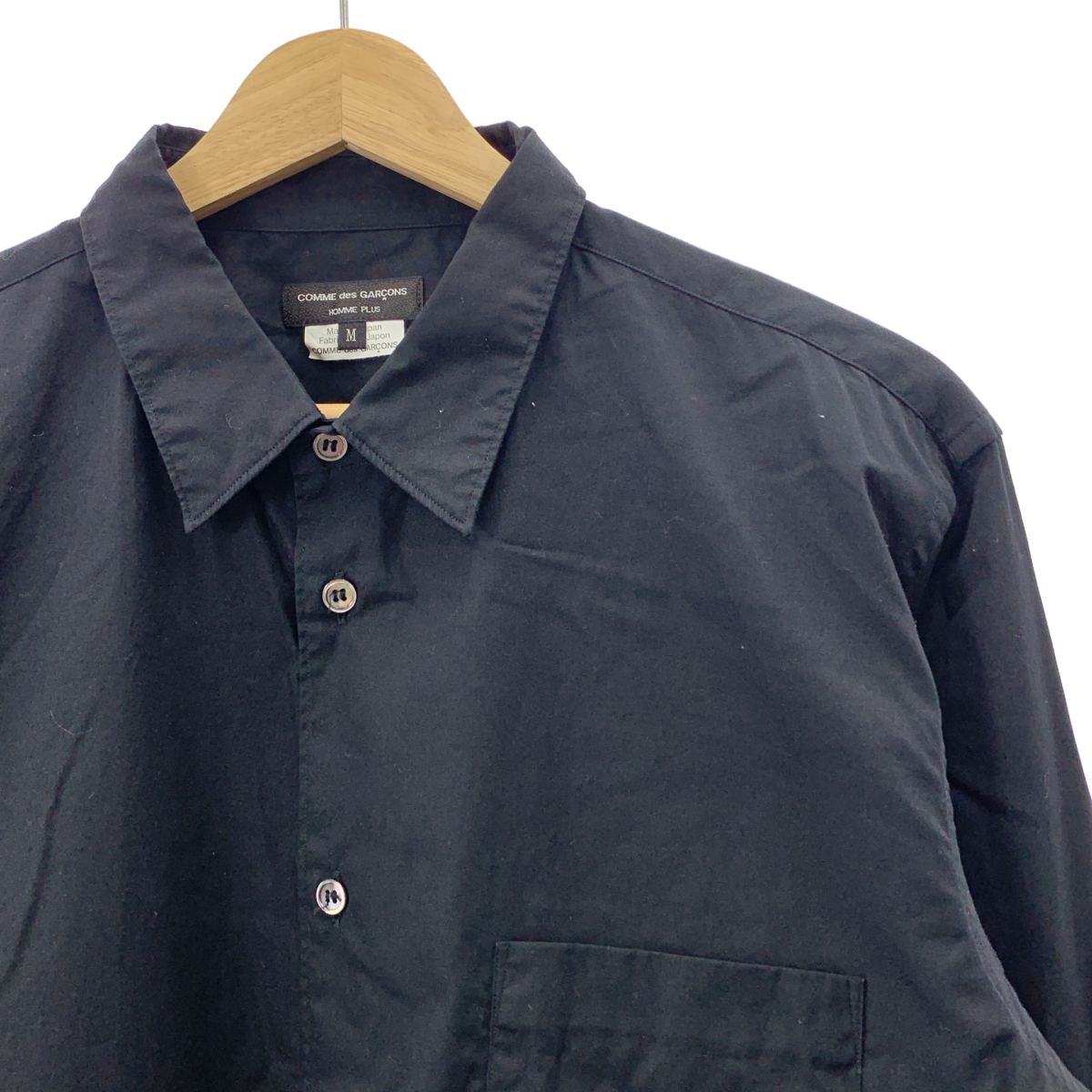 COMME des GARCONS HOMME PLUS / コムデギャルソンオムプリュス コットン 変形カット シャツ