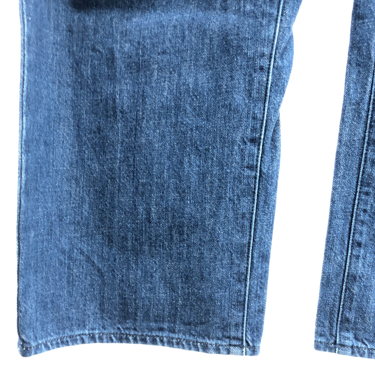 Y's / ワイズヨウジヤマモト ダメージ加工 バイカラー ワイド デニムパンツ