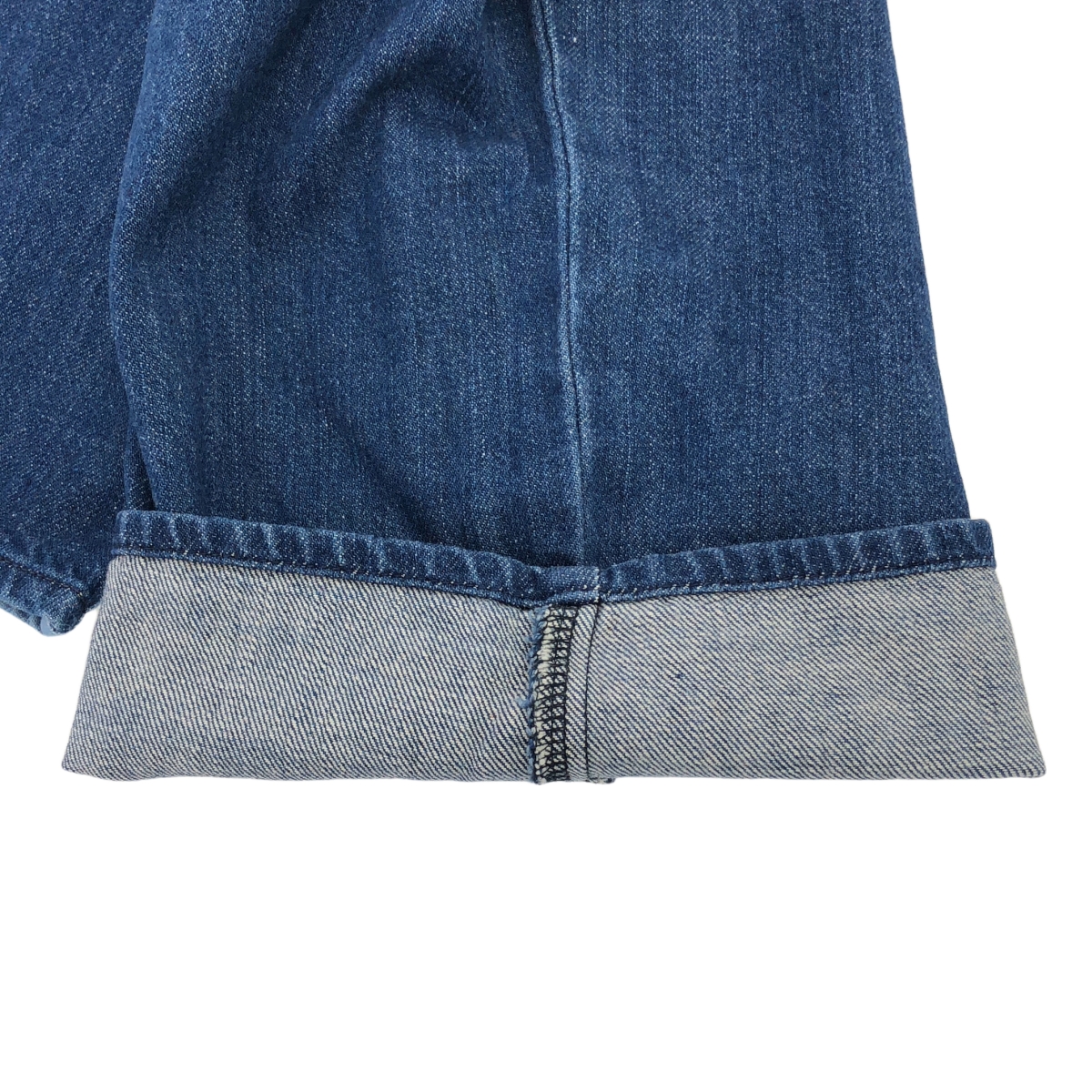 Y's / ワイズヨウジヤマモト ダメージ加工 バイカラー ワイド デニムパンツ