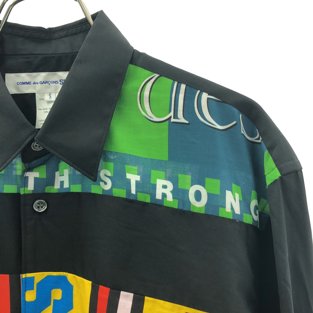 COMME des GARCONS SHIRT / コムデギャルソンシャツ フットボール プリントシャツ