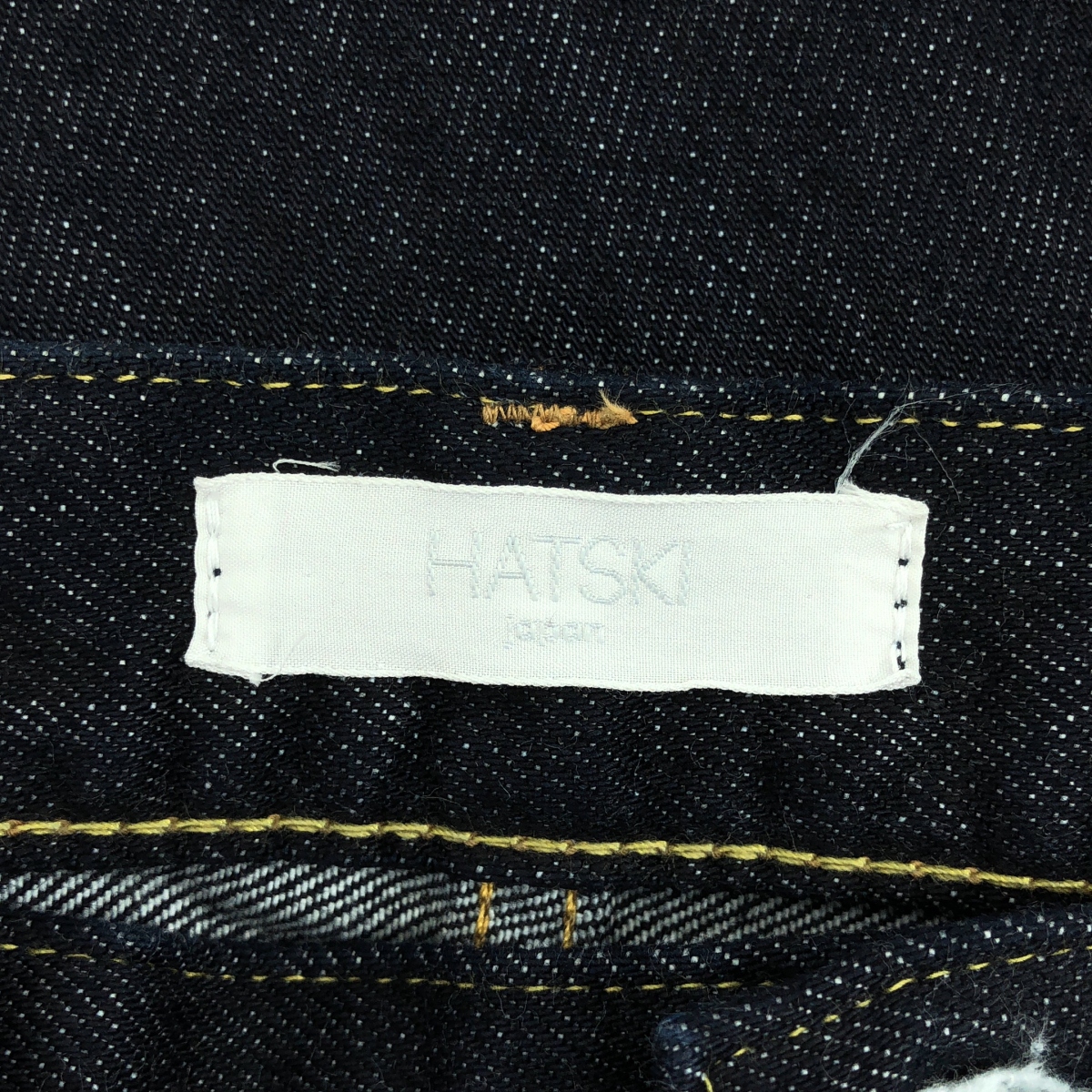 HATSKI / ハツキ Loose Tapered Denim One Wash ルーズテーパード デニムパンツ