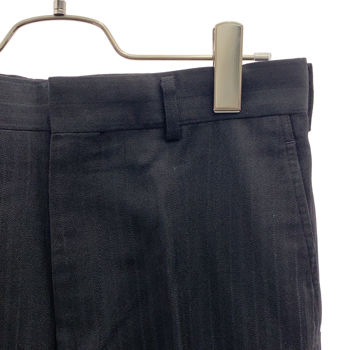 COMME des GARCONS HOMME DEUX / コムデギャルソンオムドゥ ウール キュプラ ストライプ ストレート スラックス パンツ