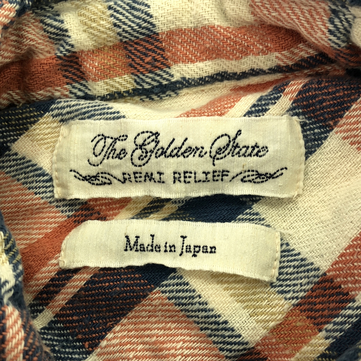 REMI RELIEF / レミレリーフ スタッズ フランネル ウエスタン シャツ