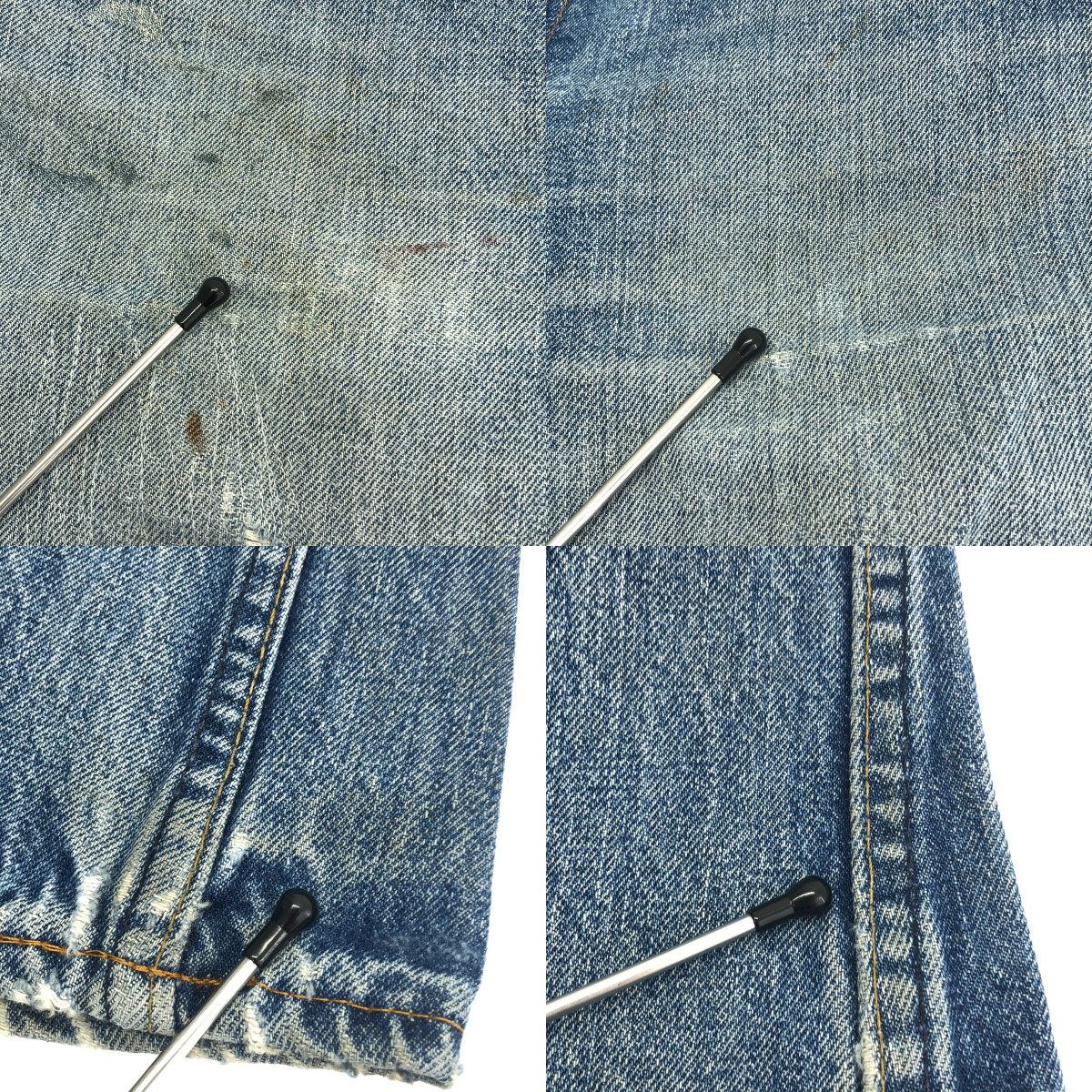 Levi's / リーバイス 1970s ヴィンテージ 646 BIG-E フレア デニムパンツ 刻印8 42TALON