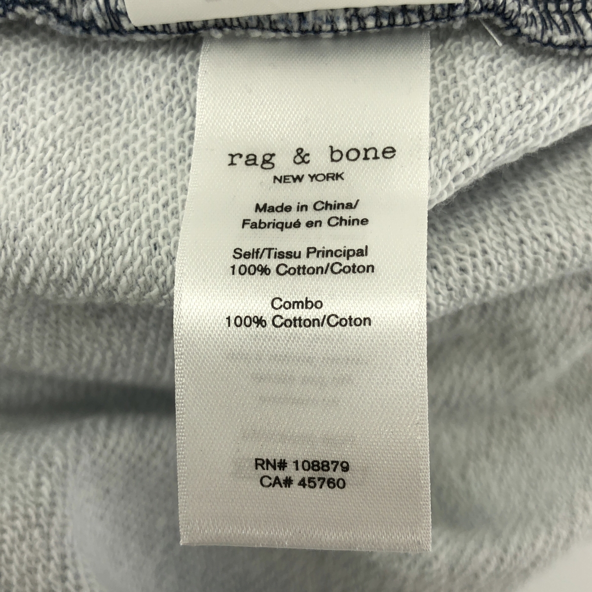 rag & bone / ラグアンドボーン 転写プリント スウェット ワイド パンツ