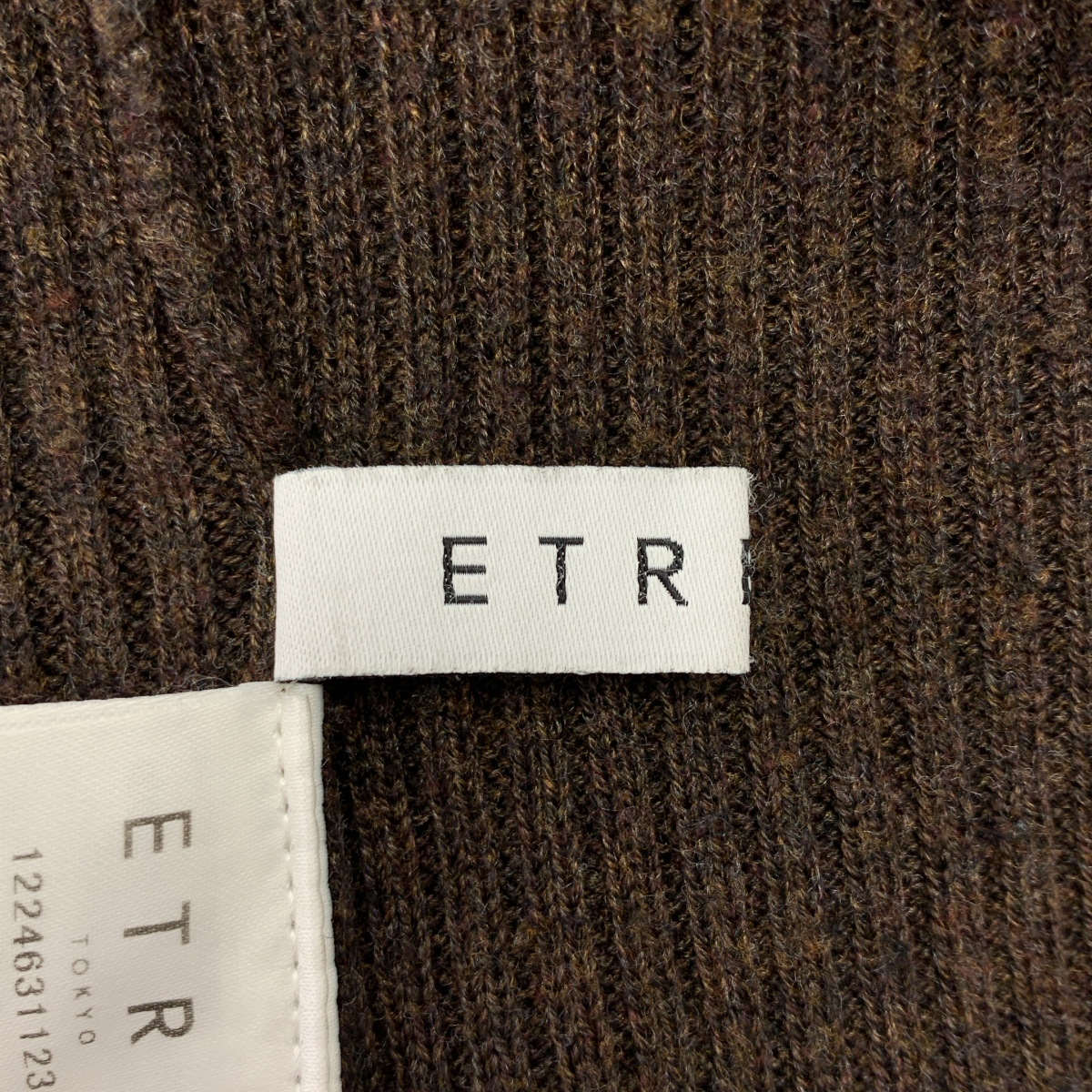 ETRE TOKYO / エトレトウキョウ フロントホック ロング ニットワンピース