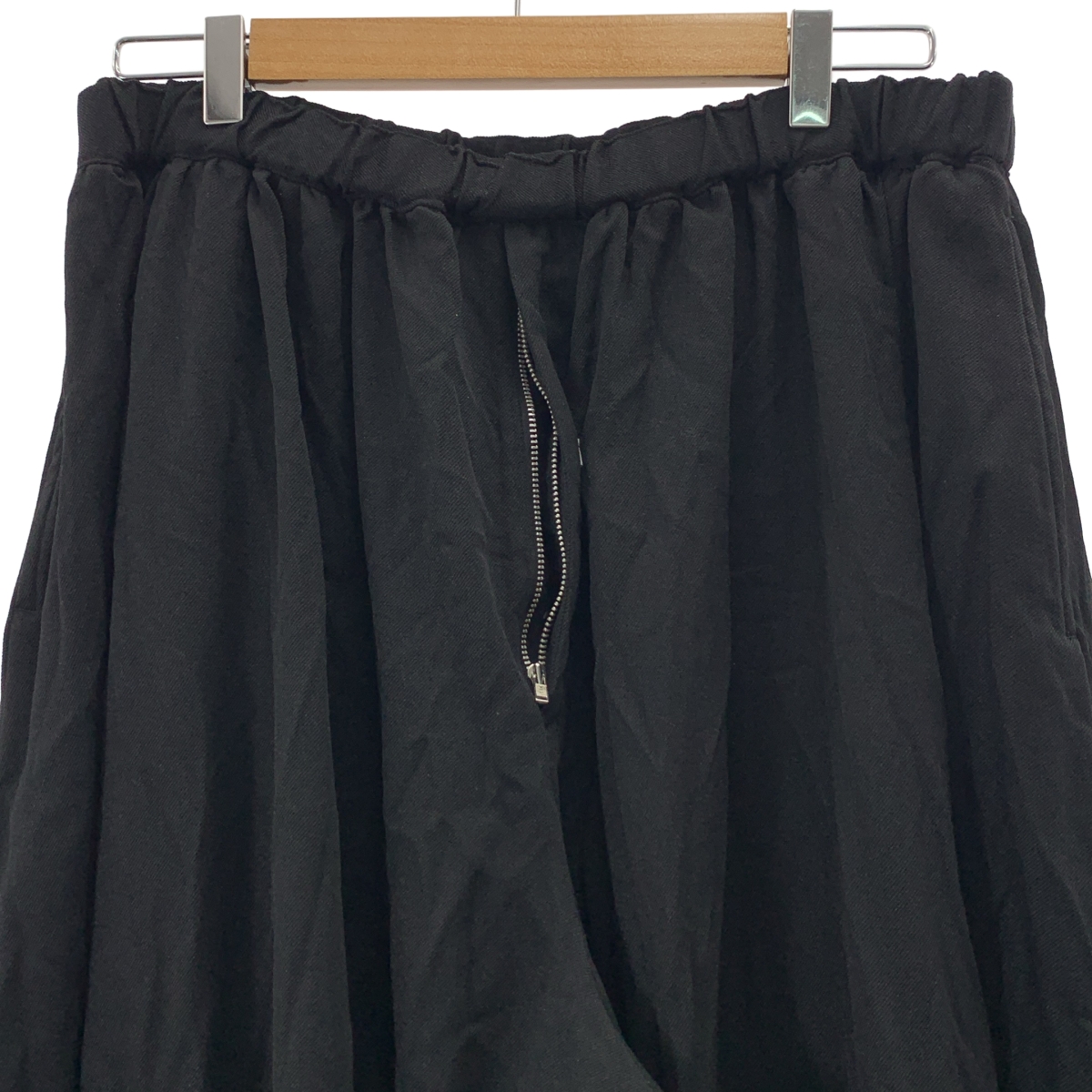 BLACK COMME des GARCONS / ブラックコムデギャルソン エステル太綾ツイル製品後加工 バルーンパンツ