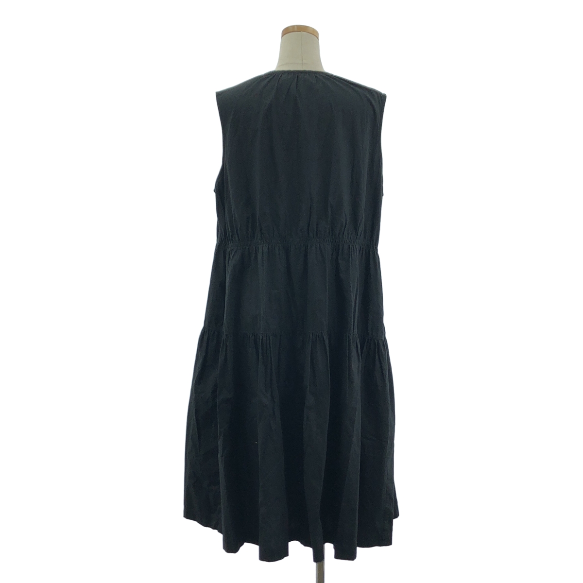 tao COMME des GARCONS / タオコムデギャルソン コットン ティアードギャザー ノースリーブワンピース