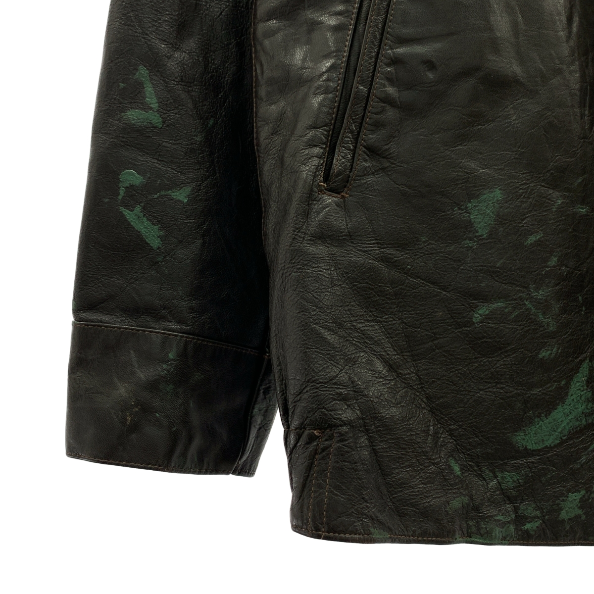 VINTAGE / ヴィンテージ古着 ロシア軍 旧ソ連軍 レザー フライトジャケット