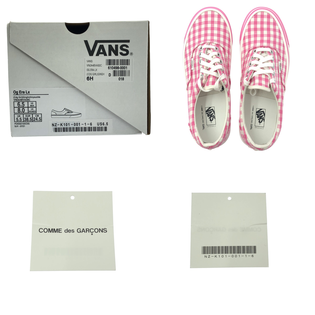 COMME des GARCONS GIRL / コムデギャルソンガール × VANS / バンズ Og Era Lx / ローカット スニーカー