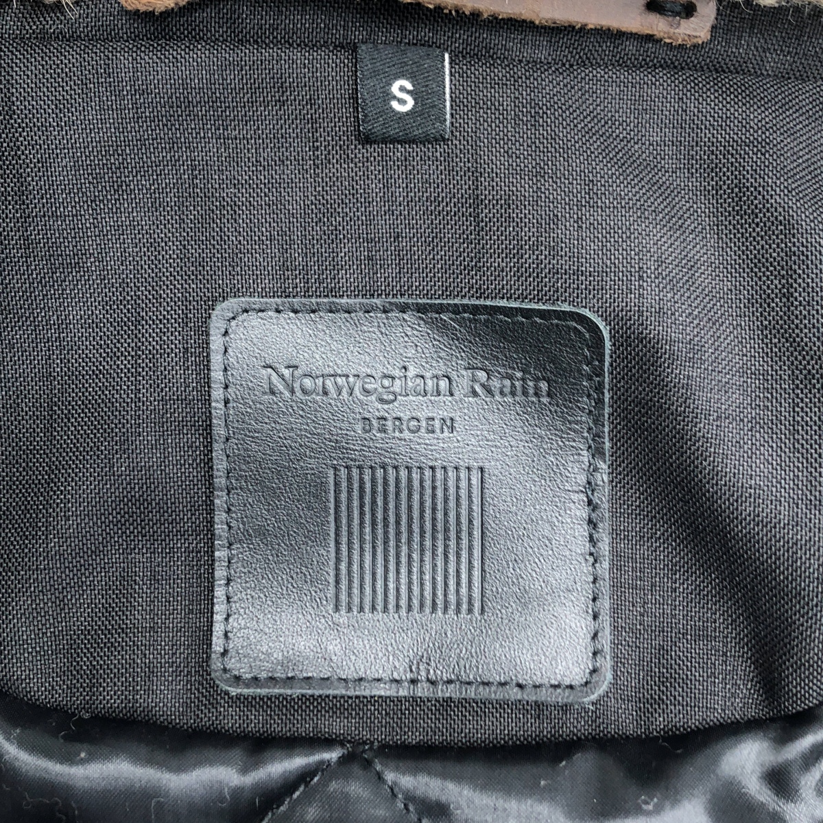 Norwegian Rain / ノルウェイジャンレイン シングル オーバー コート / フード・襟ボア着脱可 / キルティング総裏地