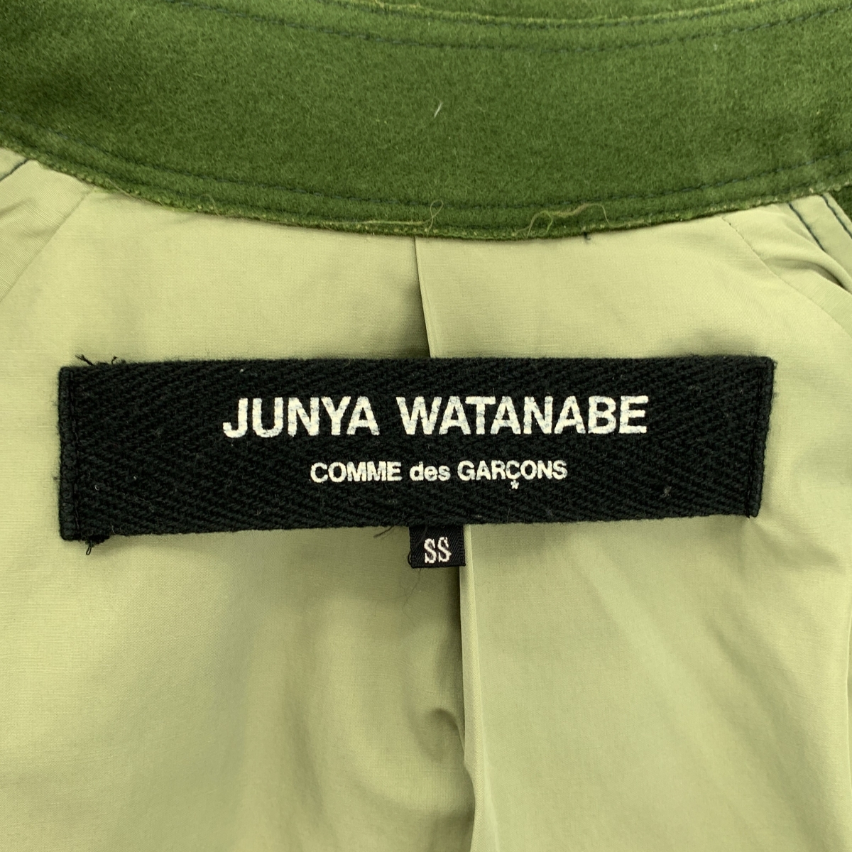 JUNYA WATANABE COMME des GARCONS / ジュンヤワタナベ ウール カットオフ ロング トレンチコート