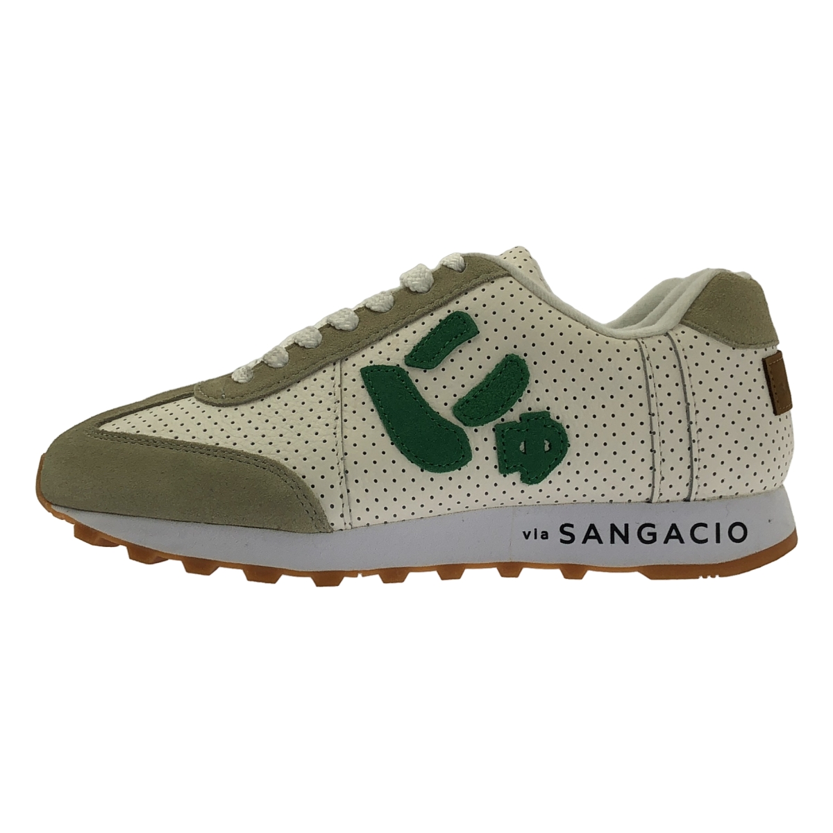 その他 にゅ〜ず MOM / パンチングレザー ロゴ スニーカー