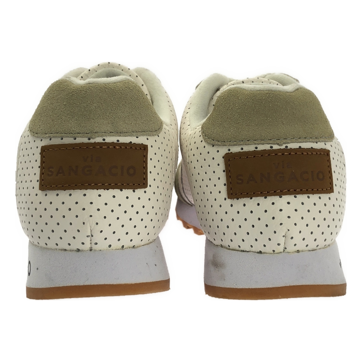 その他 にゅ〜ず MOM / パンチングレザー ロゴ スニーカー