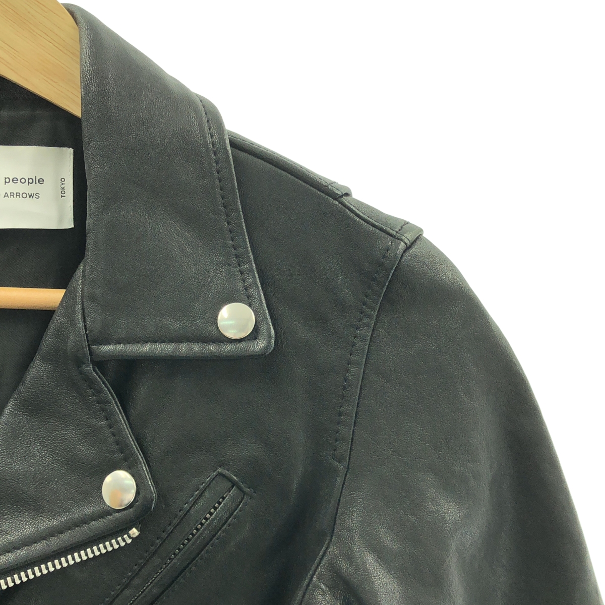 beautiful people / ビューティフルピープル レザー ダブルライダースジャケット