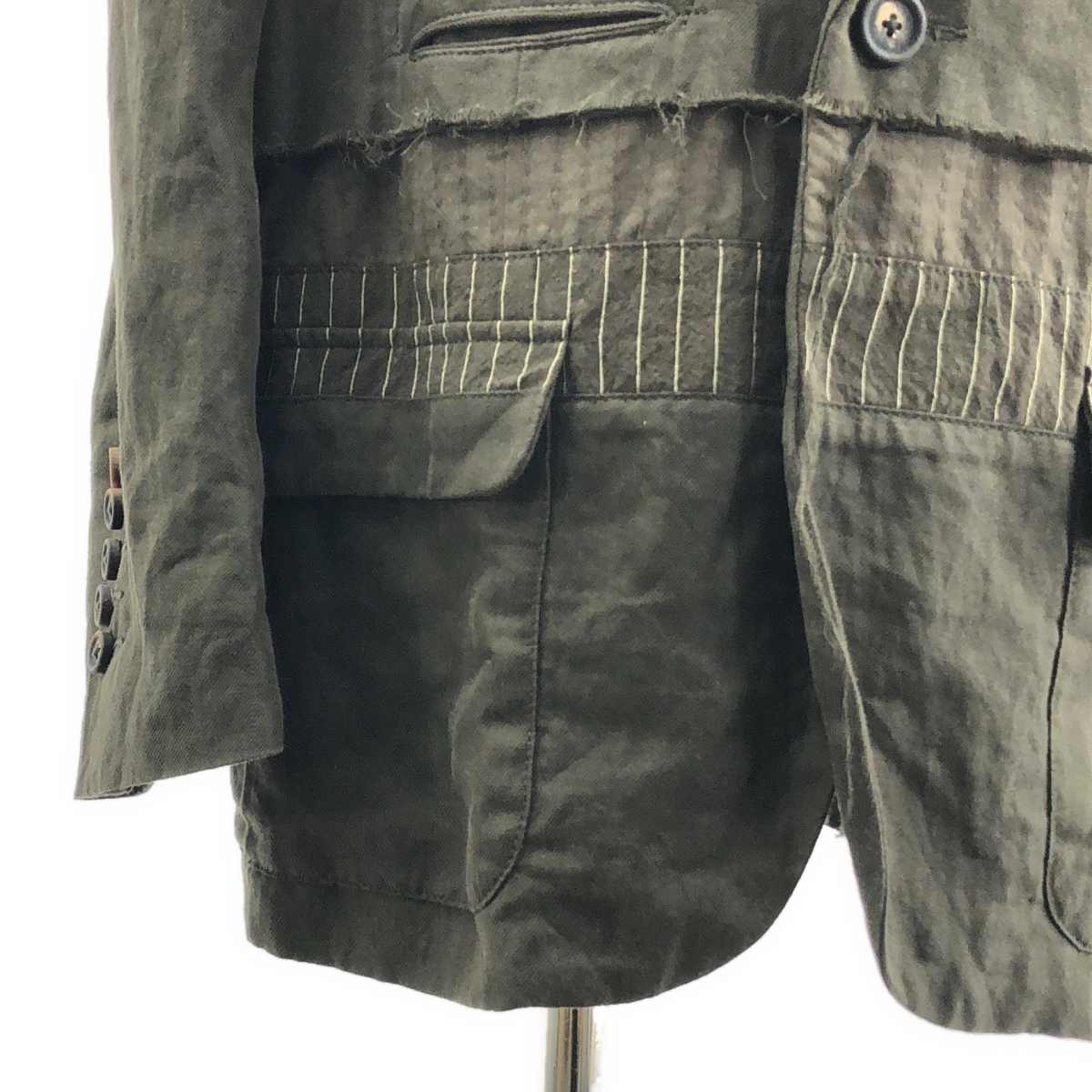 ziggy chen / ジギーチェン パッチ シングルブレスト オーバー ジャケット