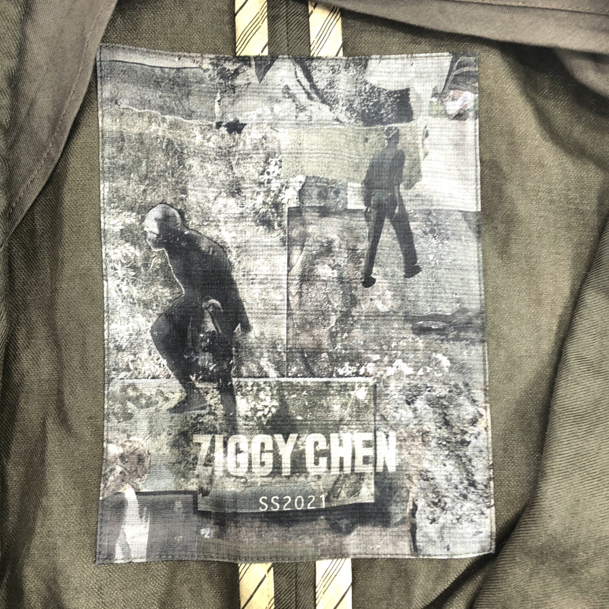 ziggy chen / ジギーチェン パッチ シングルブレスト オーバー ジャケット